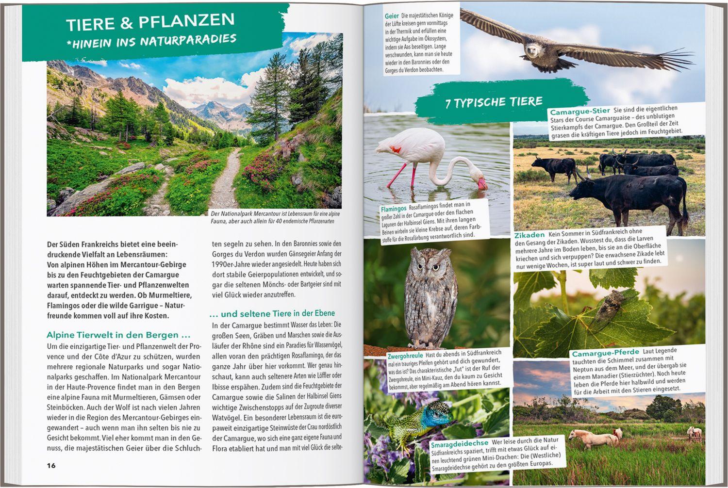 Beispielinhalt (Bild) MARCO POLO OUTDOOR GUIDE Reiseführer Provence & Côte d'Azur