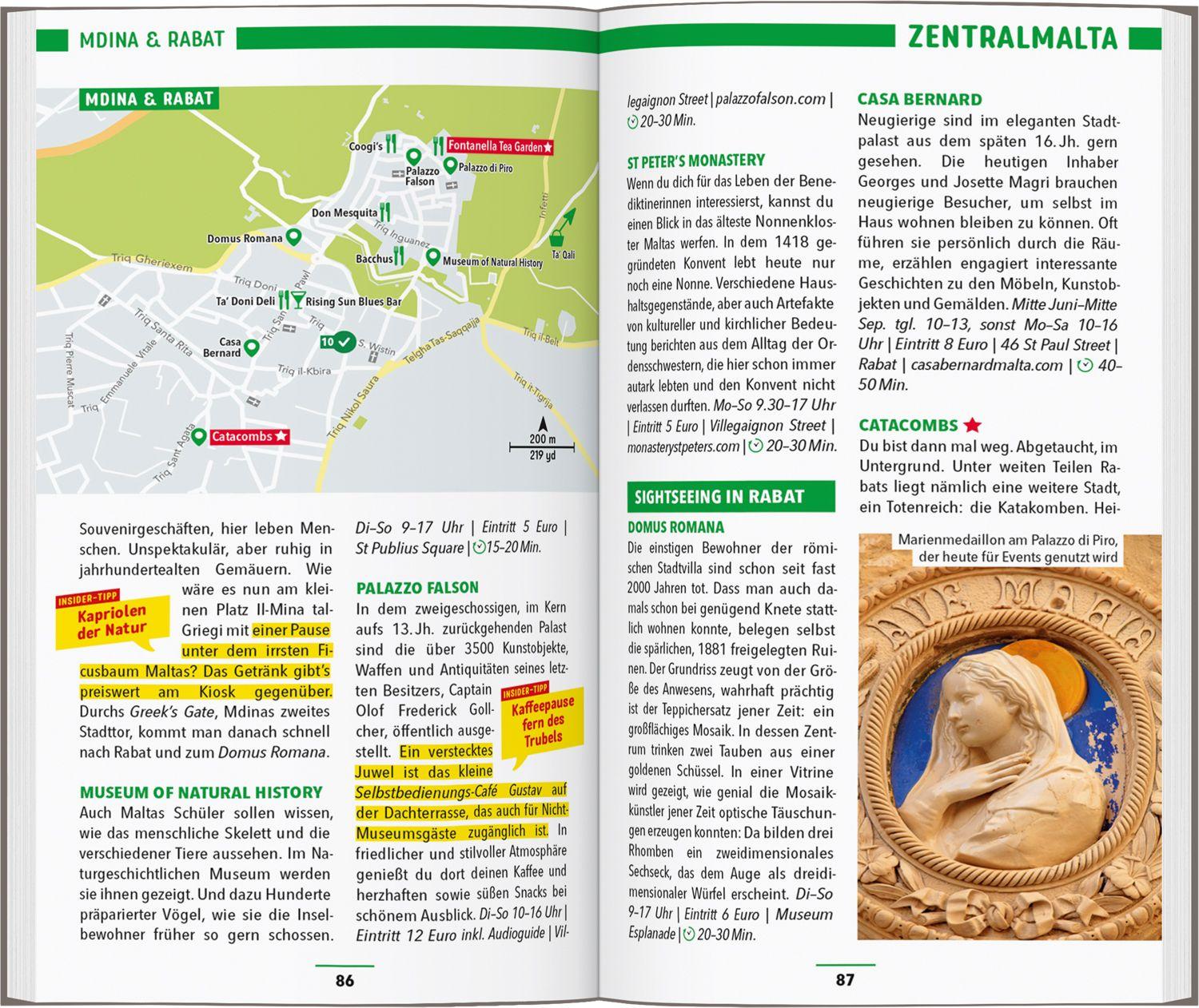 Beispielinhalt (Bild) MARCO POLO Reiseführer Malta & Gozo