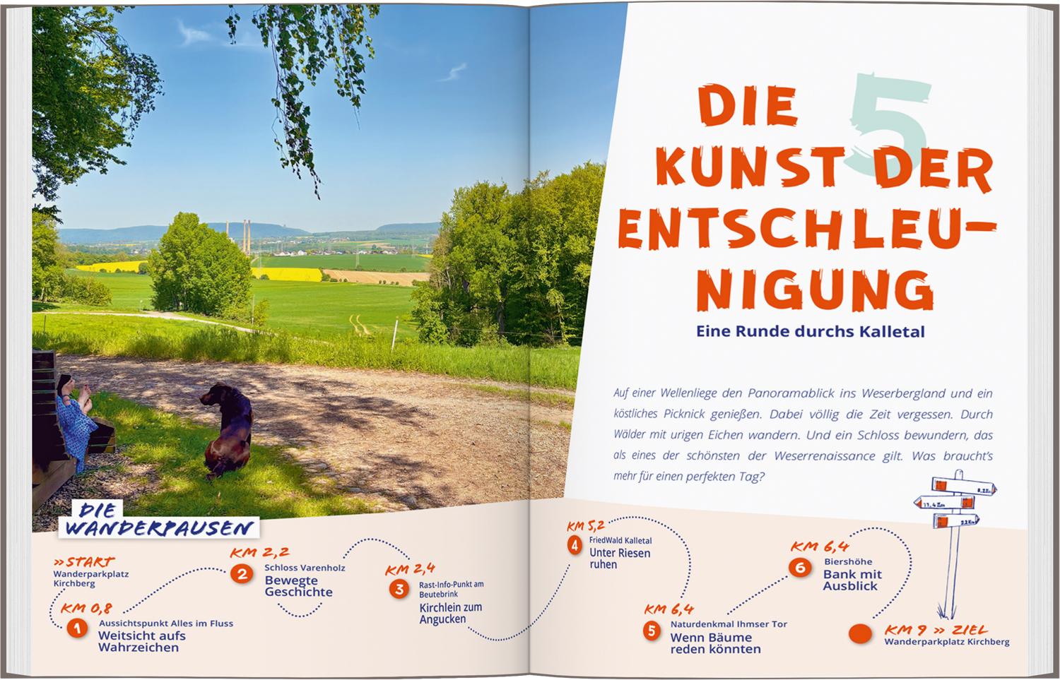 Beispielinhalt (Bild) DUMONT Wanderzeit im Teutoburger Wald