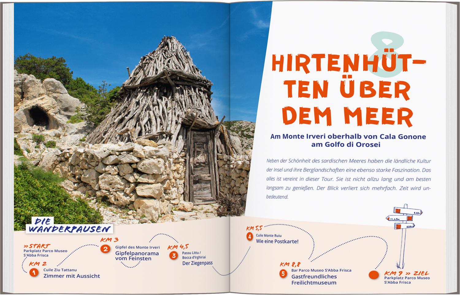 Beispielinhalt (Bild) DUMONT Wanderzeit auf Sardinien