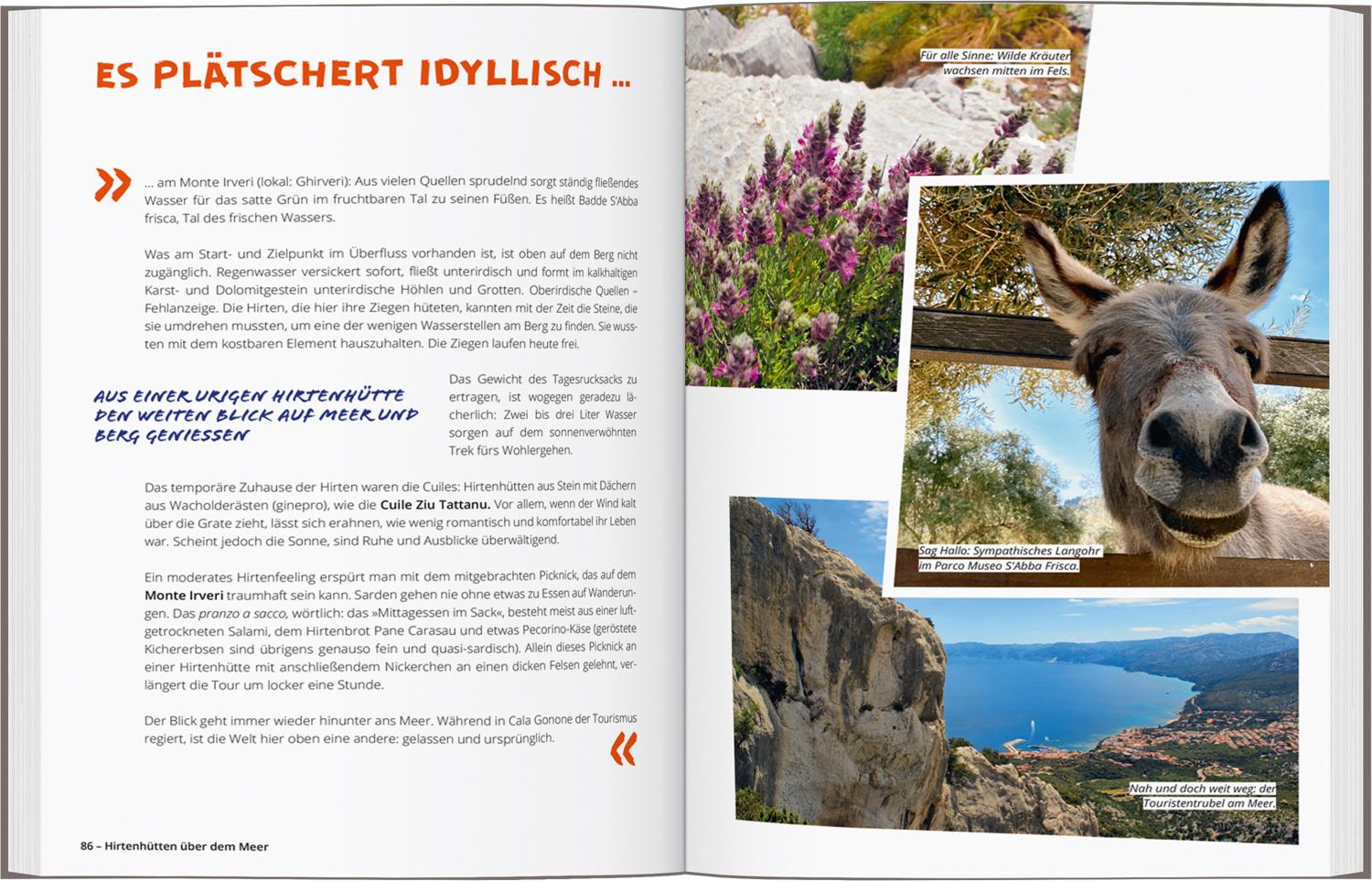Beispielinhalt (Bild) DUMONT Wanderzeit auf Sardinien