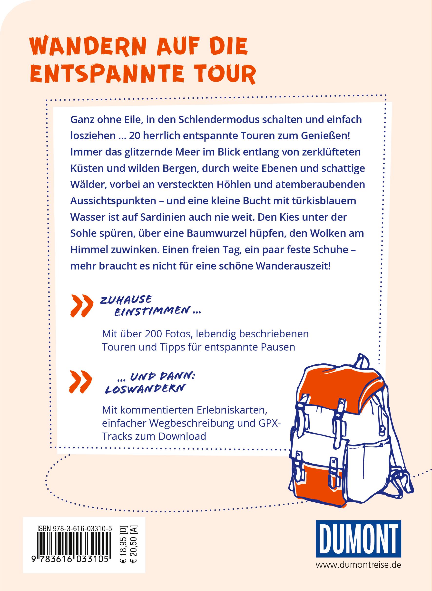 Rückseitencover DUMONT Wanderzeit auf Sardinien