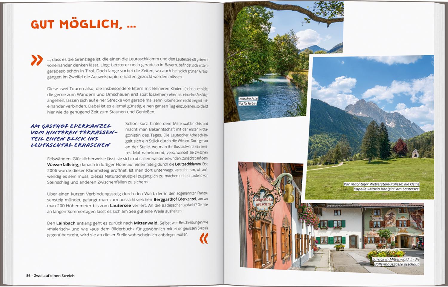 Beispielinhalt (Bild) DUMONT Wanderzeit in den Bayerischen Voralpen