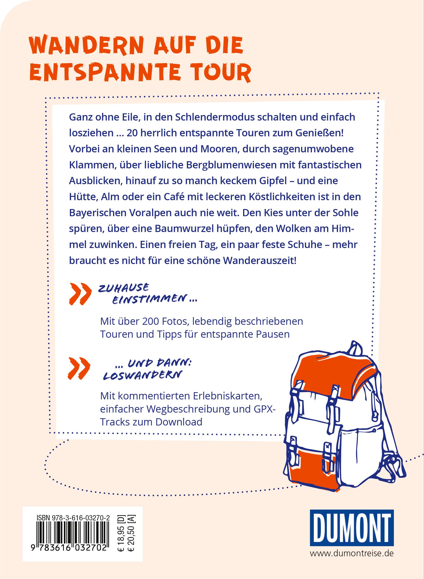 Rückseitencover DUMONT Wanderzeit in den Bayerischen Voralpen