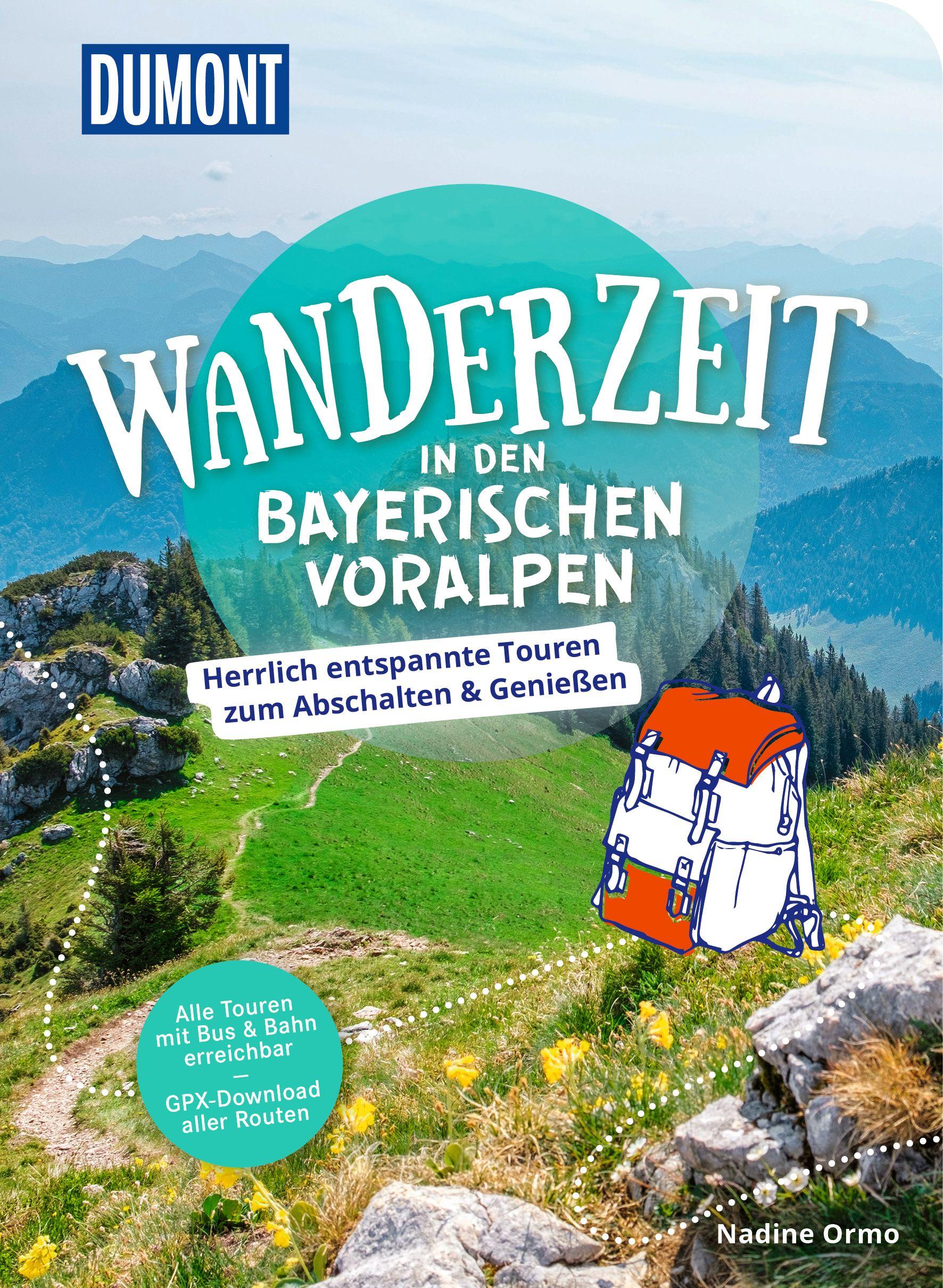 Vorderes Coverbild DUMONT Wanderzeit in den Bayerischen Voralpen