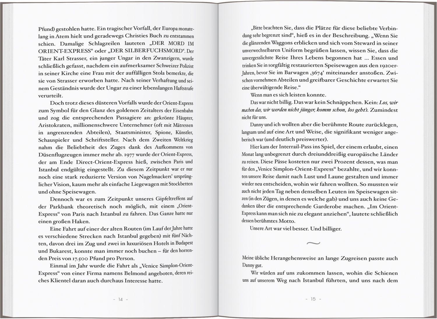 Beispielinhalt (Bild) Bummelzug nach Istanbul