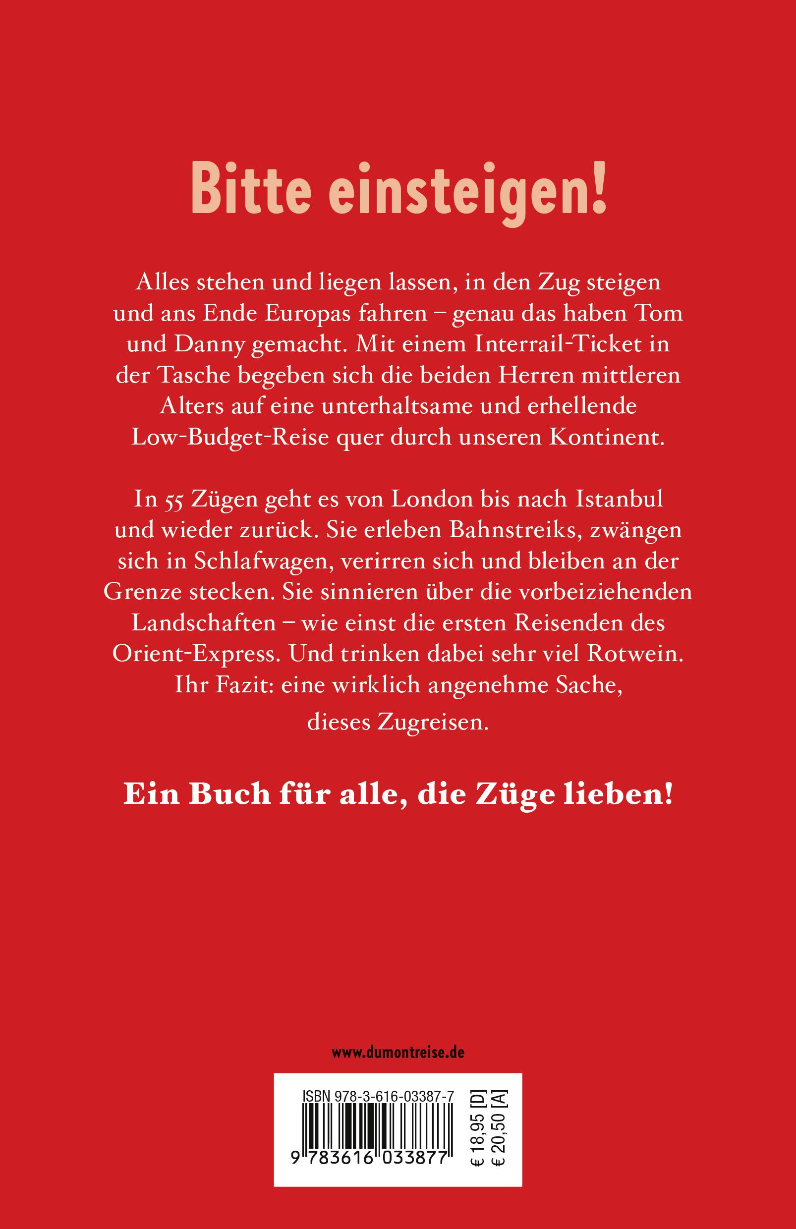 Rückseitencover Bummelzug nach Istanbul