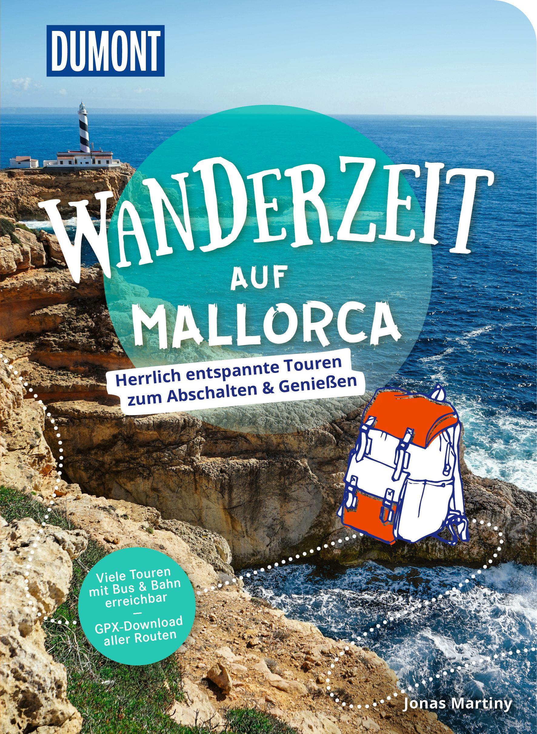 Vorderes Coverbild DUMONT Wanderzeit auf Mallorca