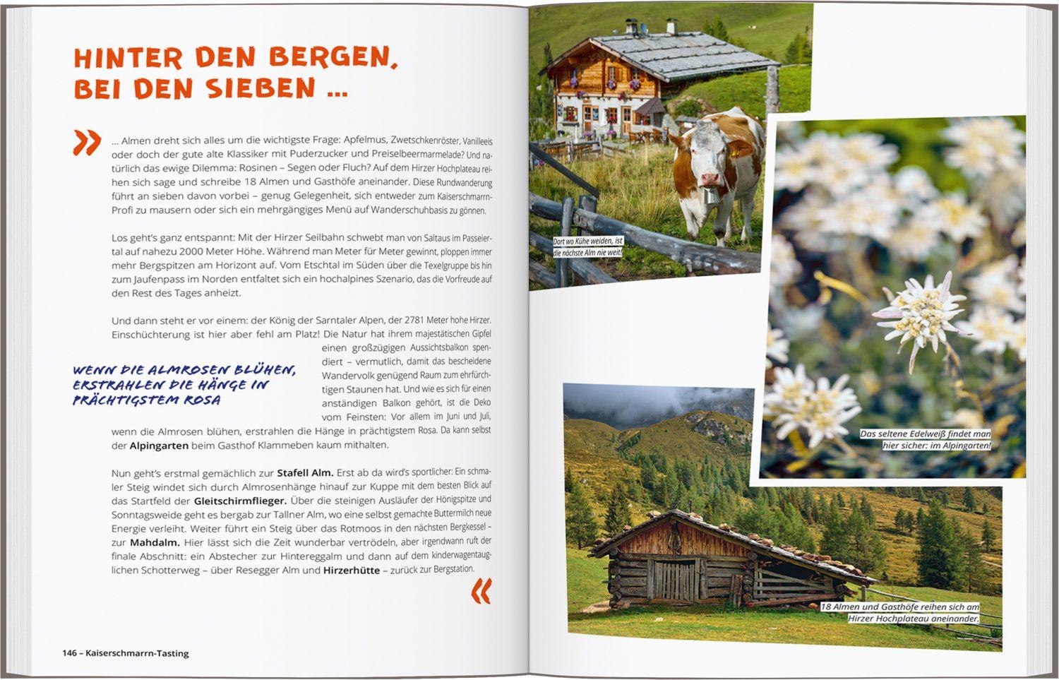 Beispielinhalt (Bild) DUMONT Wanderzeit in Südtirol