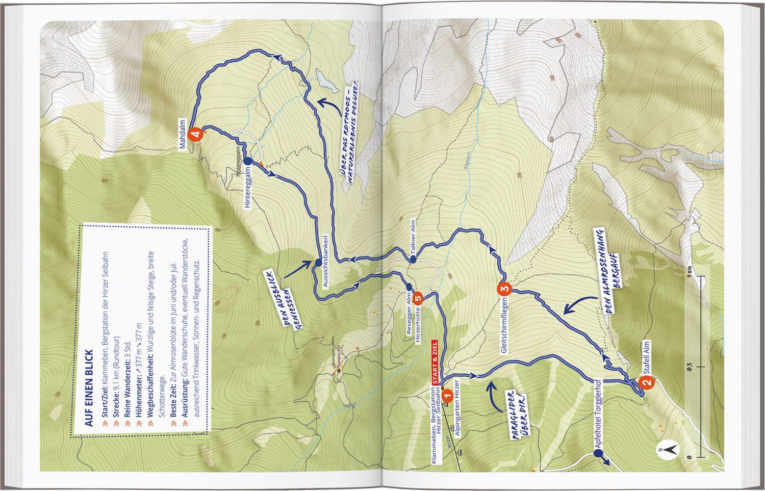 Beispielinhalt (Bild) DUMONT Wanderzeit in Südtirol