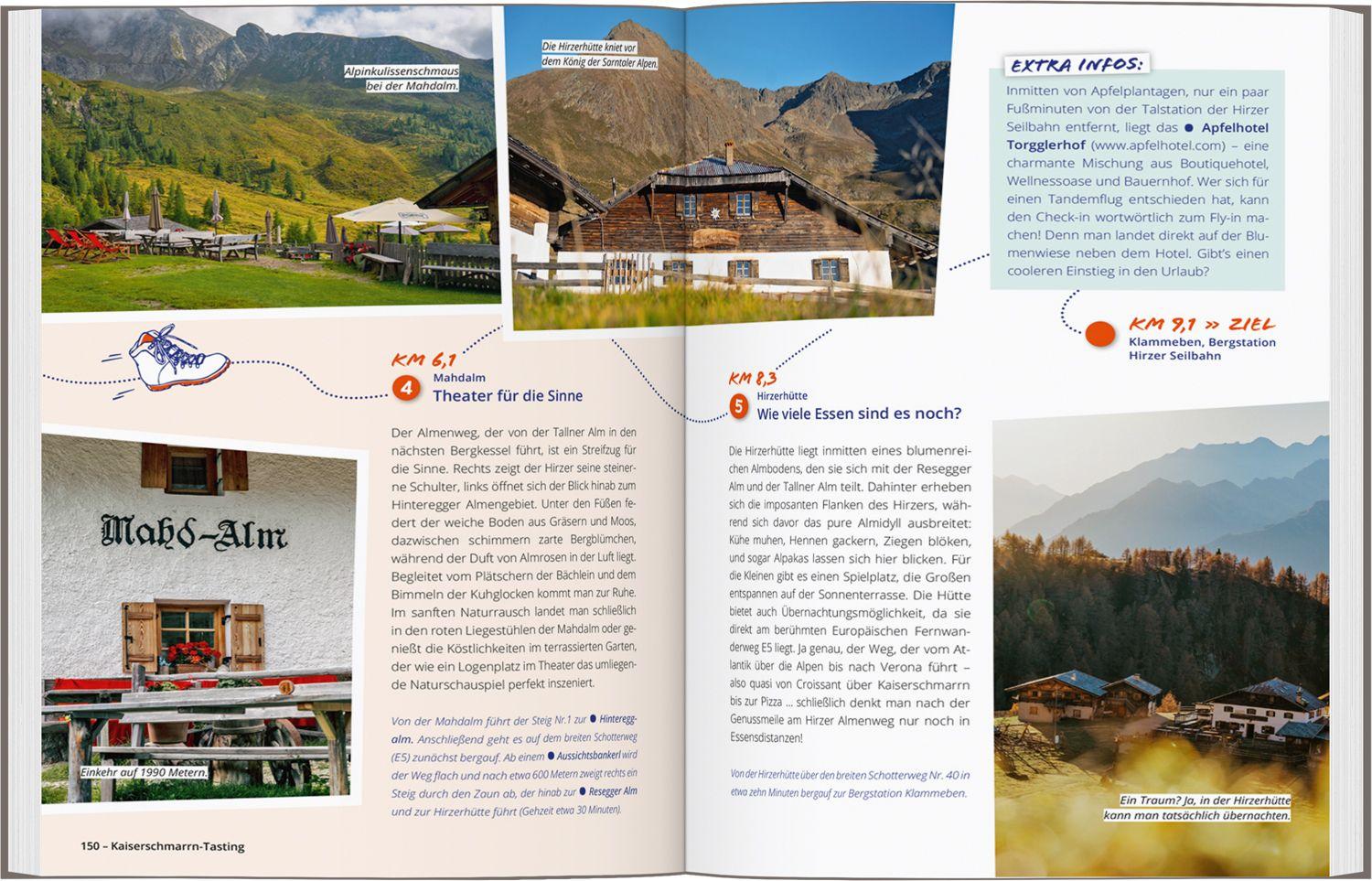 Beispielinhalt (Bild) DUMONT Wanderzeit in Südtirol