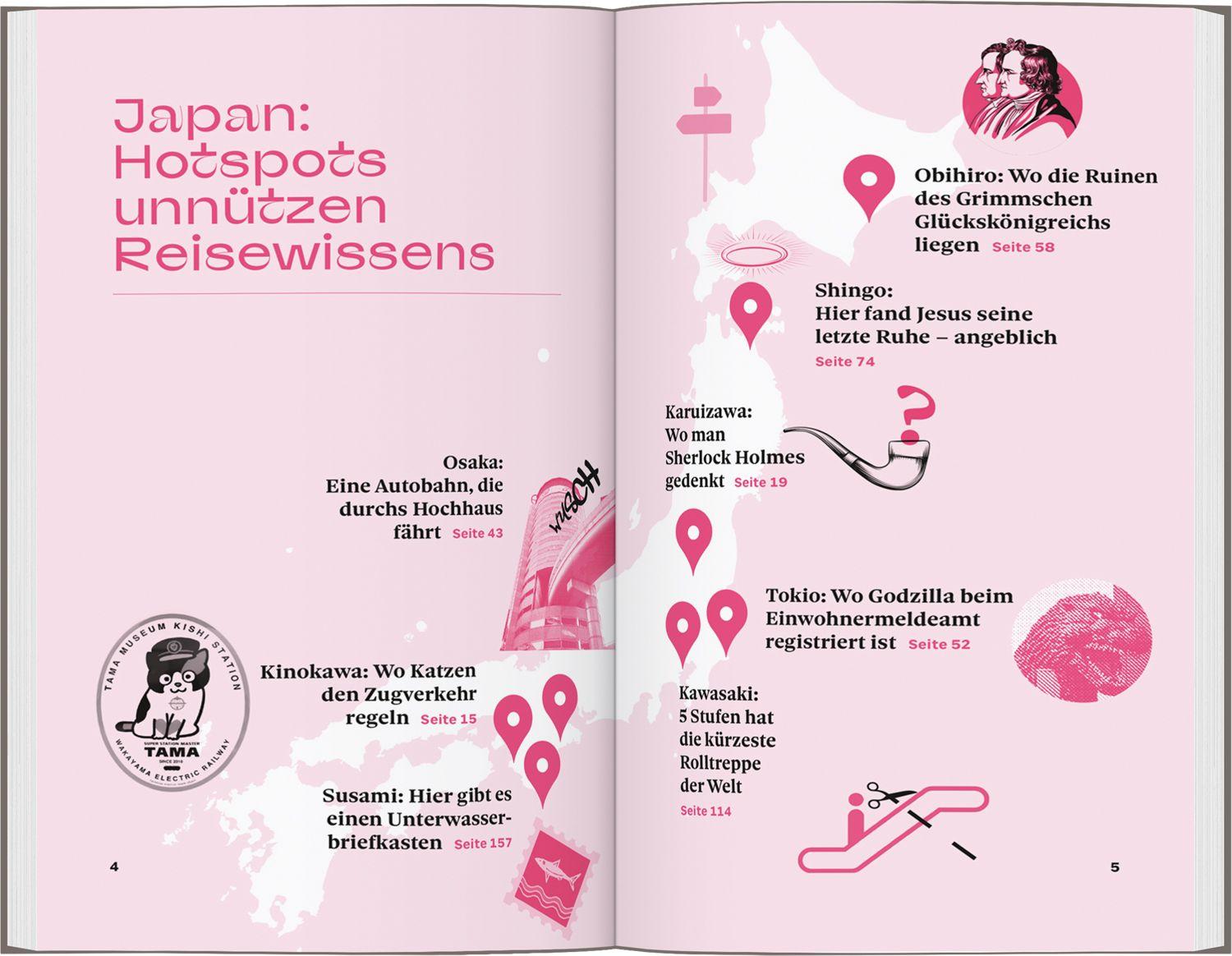 Beispielinhalt (Bild) DUMONTs Unnützes Reisewissen Japan
