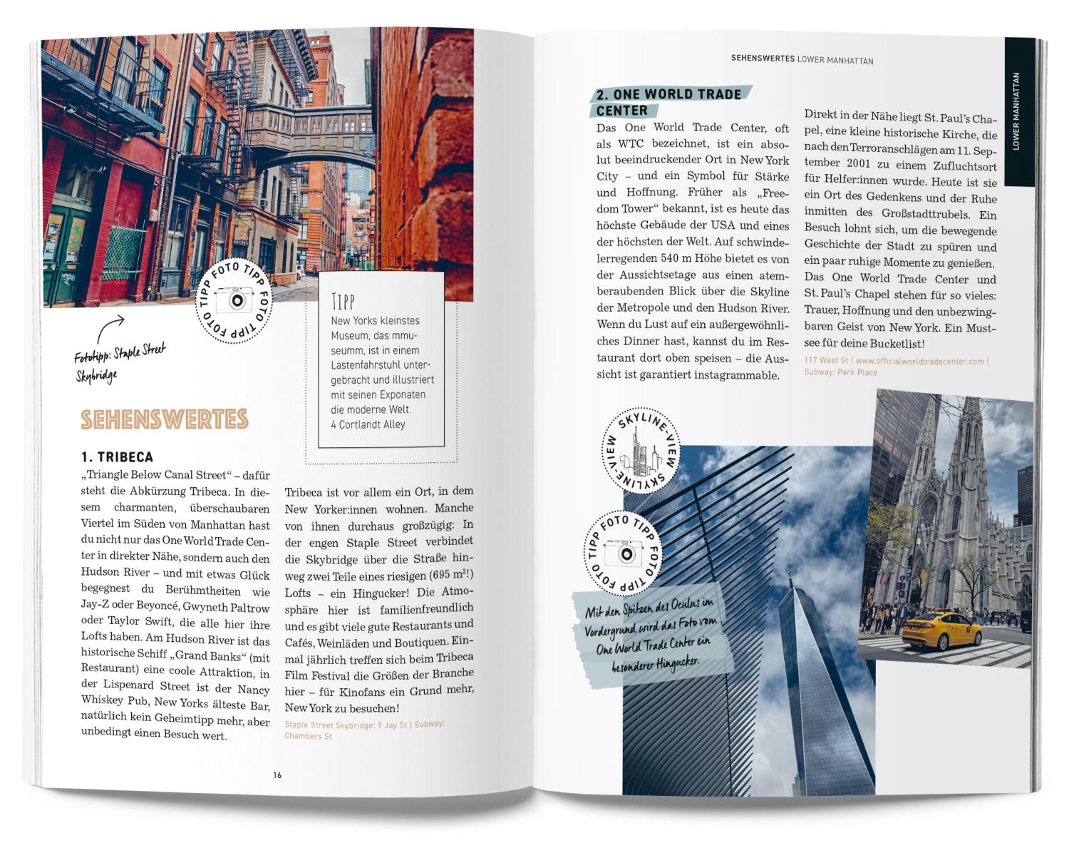 Beispielinhalt (Bild) GuideMe Reiseführer New York