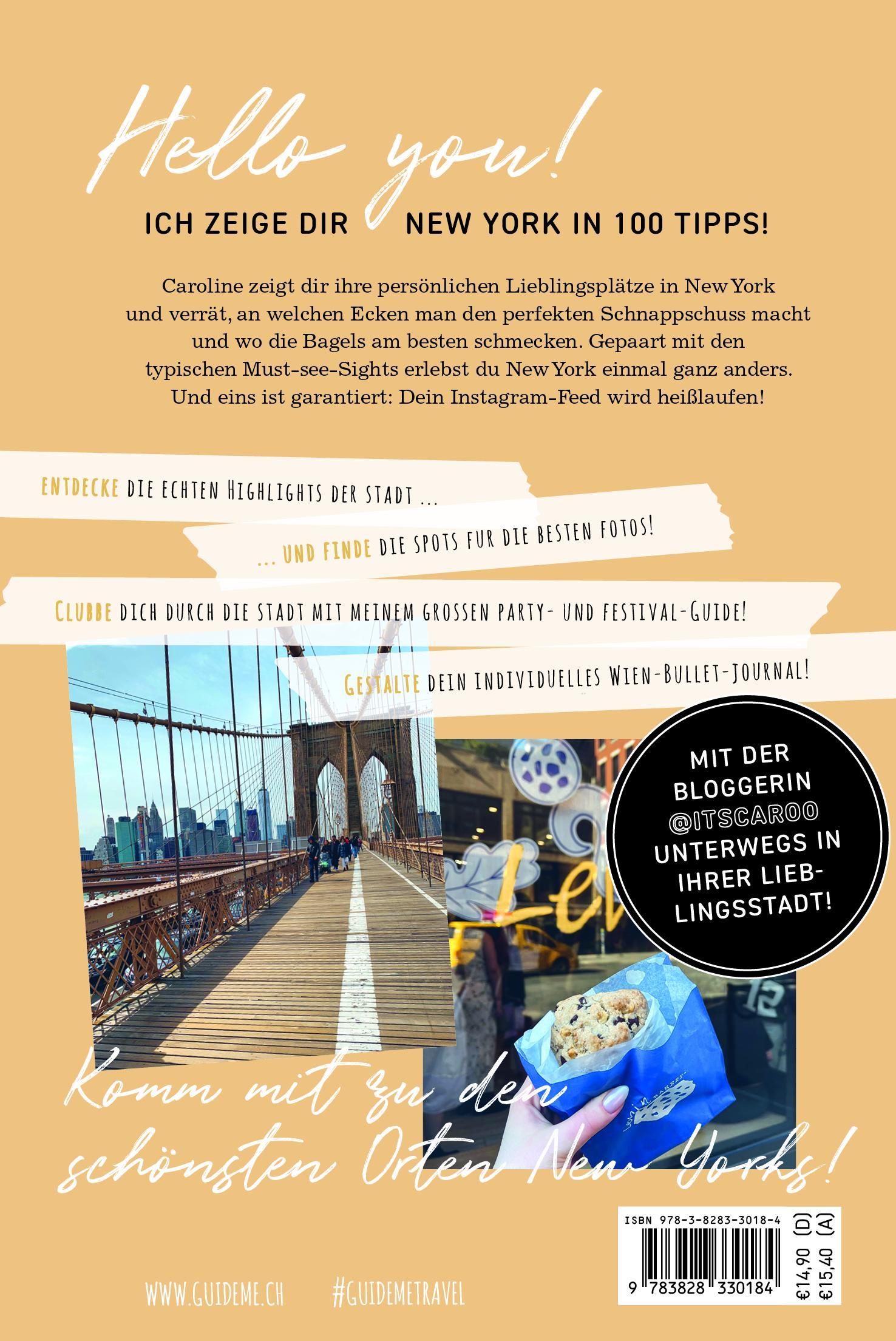 Rückseitencover GuideMe Reiseführer New York