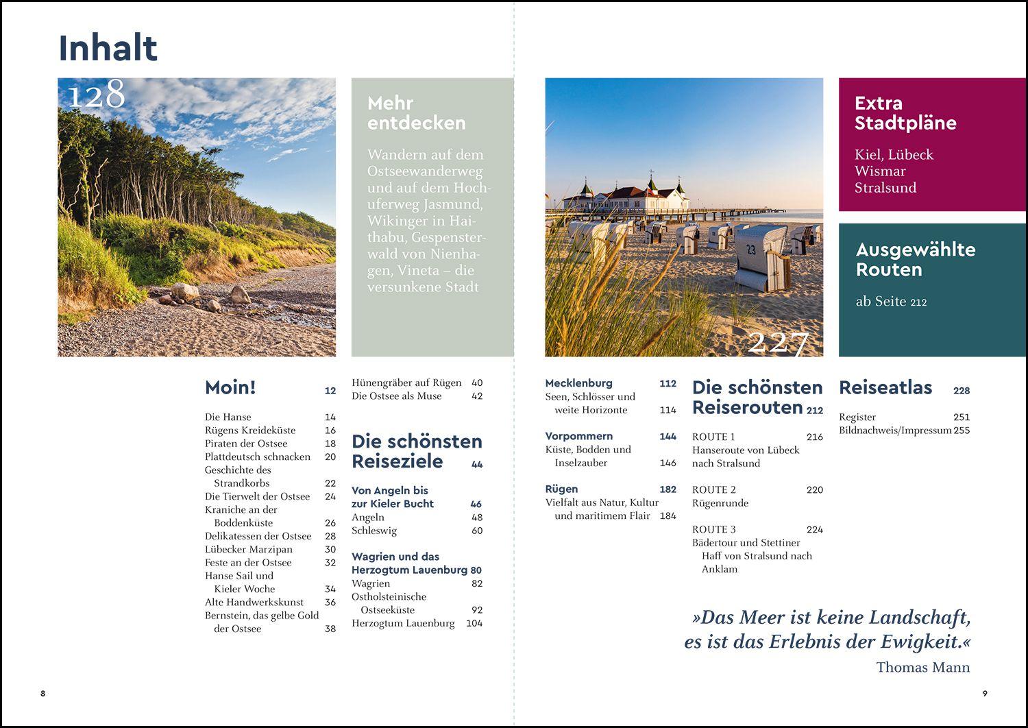 Beispielinhalt (Bild) KUNTH Unterwegs an der deutschen Ostsee