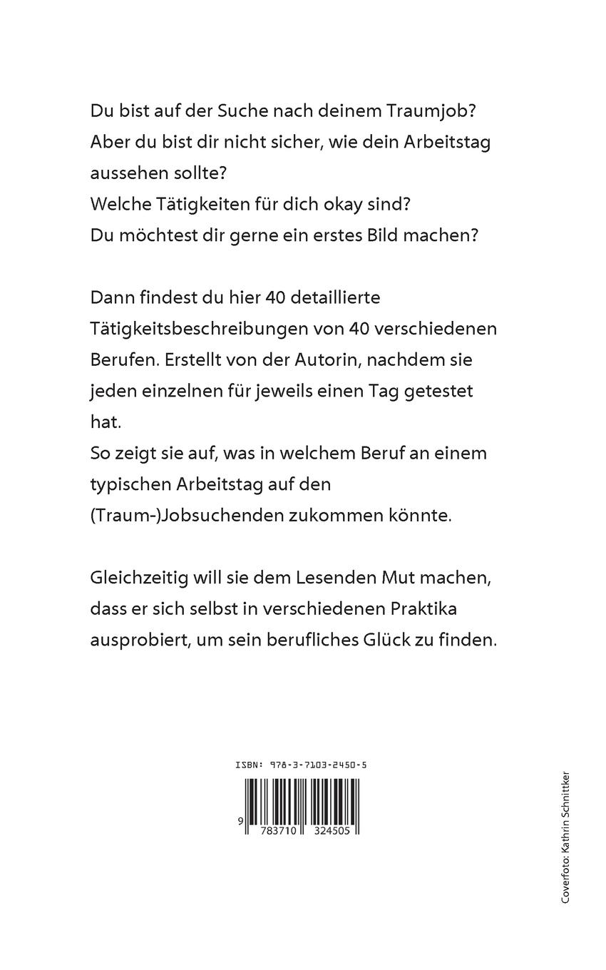 Rückseitencover 40 Tage - 40 Jobs