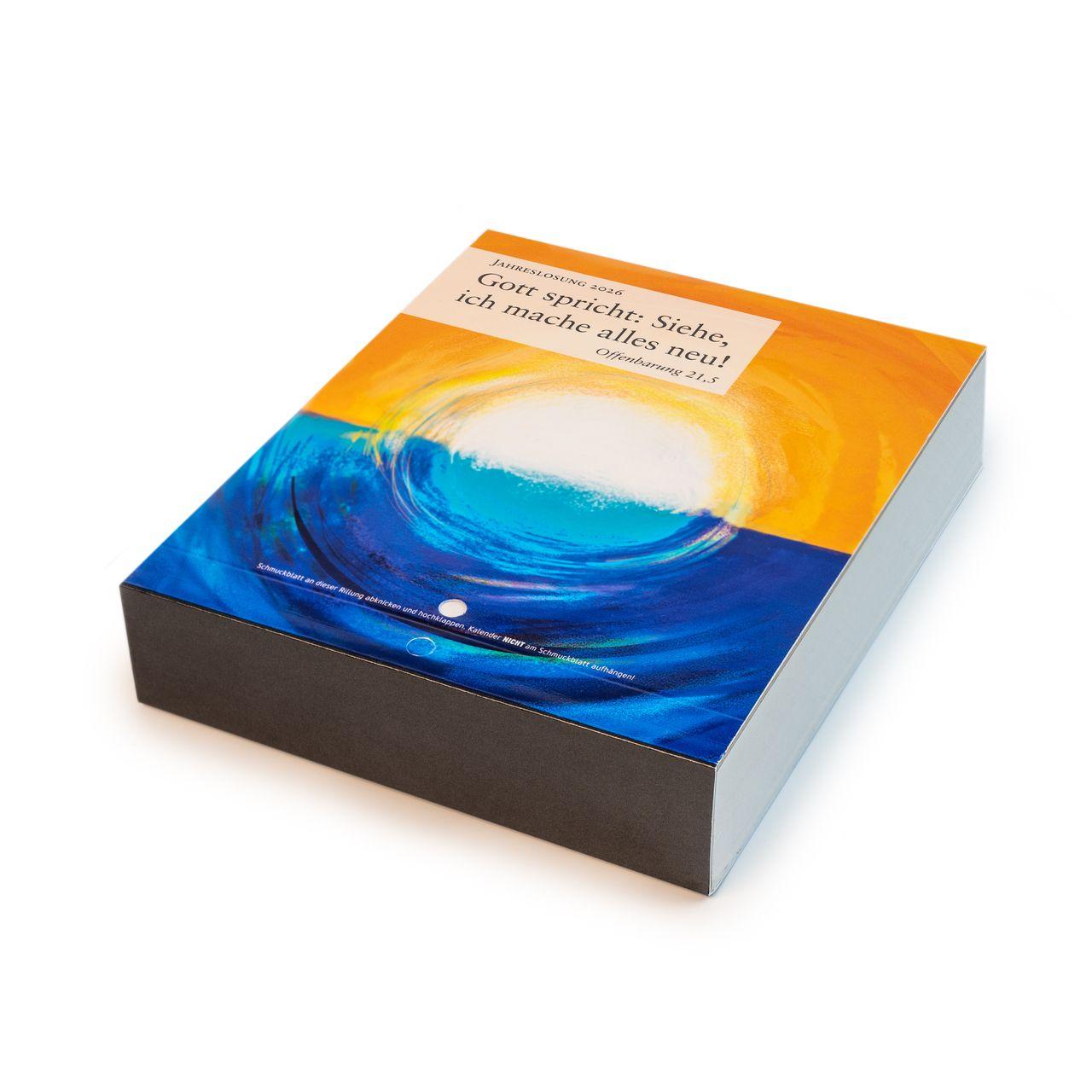 Beispielinhalt (Bild) Neukirchener Kalender 2026 - Großer Abreißkalender in lesefreundlicher Schrift