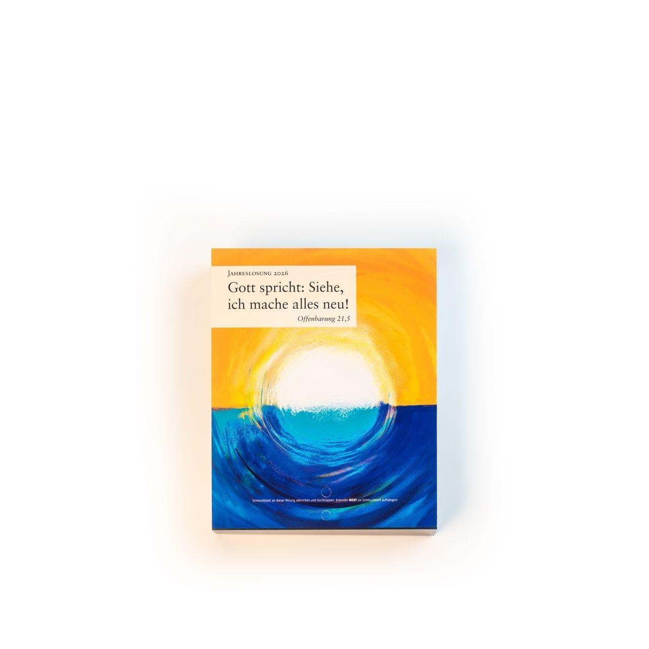 Beispielinhalt (Bild) Neukirchener Kalender 2026 - Großer Abreißkalender in lesefreundlicher Schrift