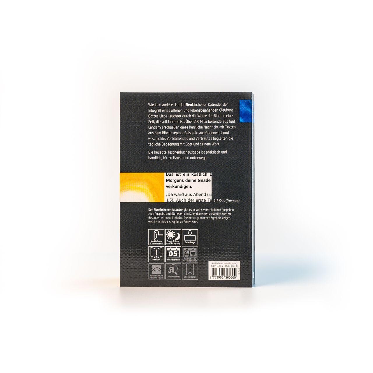 Beispielinhalt (Bild) Neukirchener Kalender 2026 - Taschenbuchausgabe