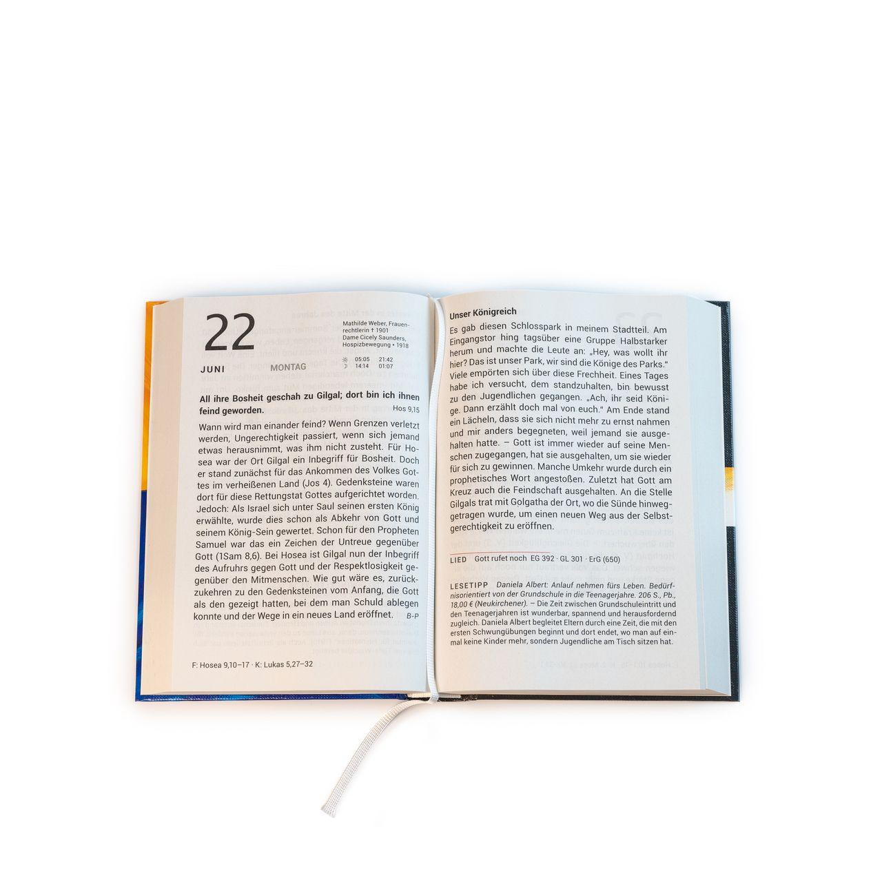 Beispielinhalt (Bild) Neukirchener Kalender 2026 - Große Buchausgabe