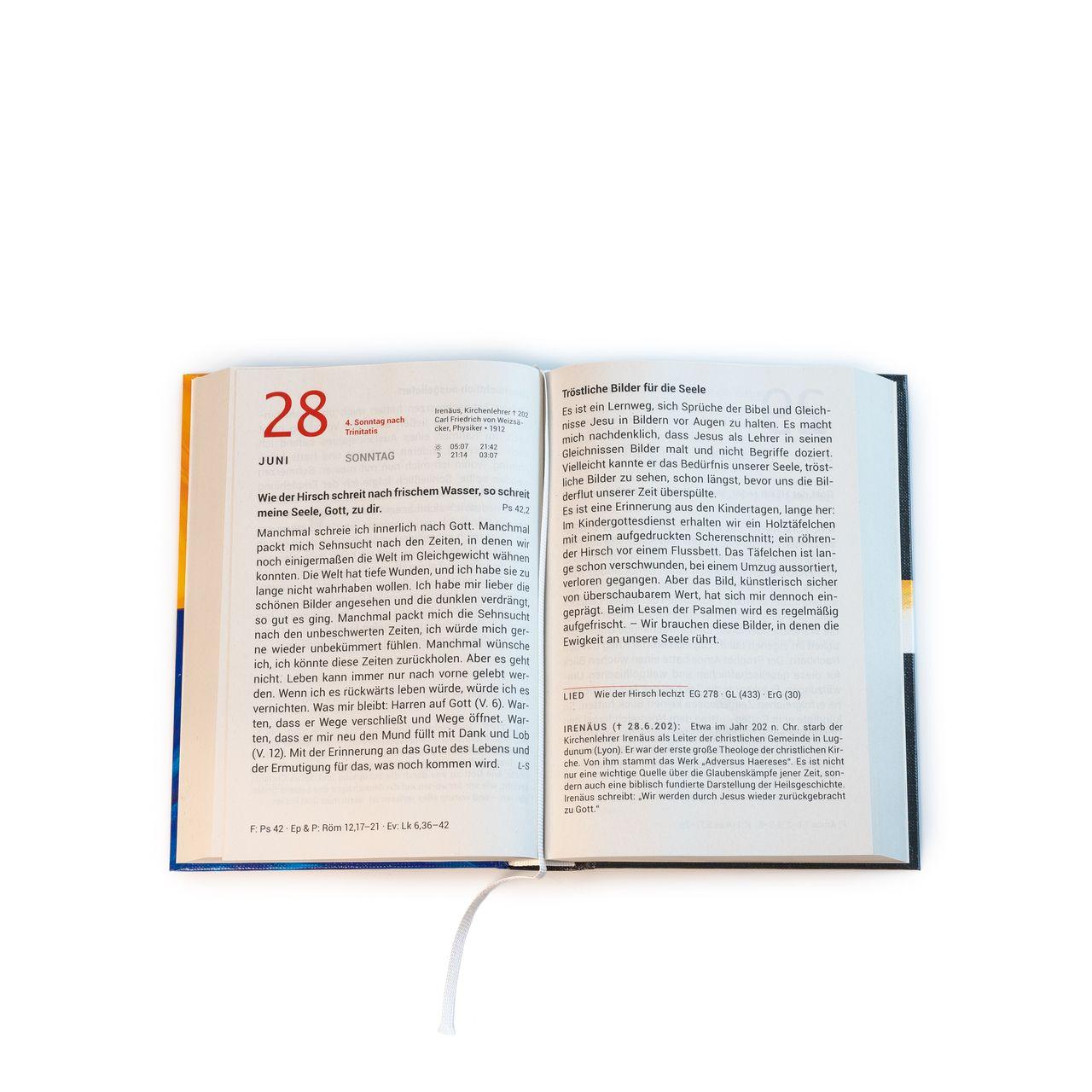 Beispielinhalt (Bild) Neukirchener Kalender 2026 - Große Buchausgabe