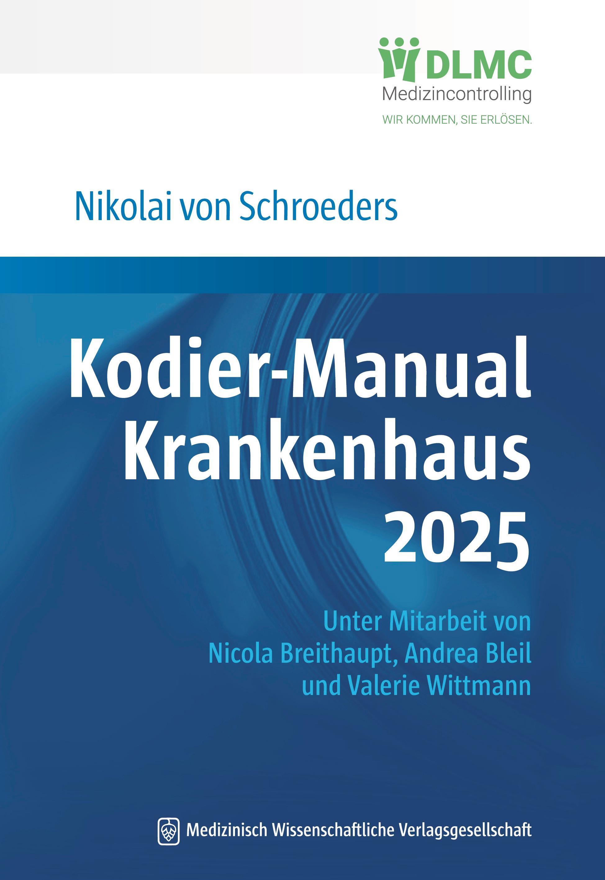 Vorderes Coverbild Kodier-Manual Krankenhaus 2025