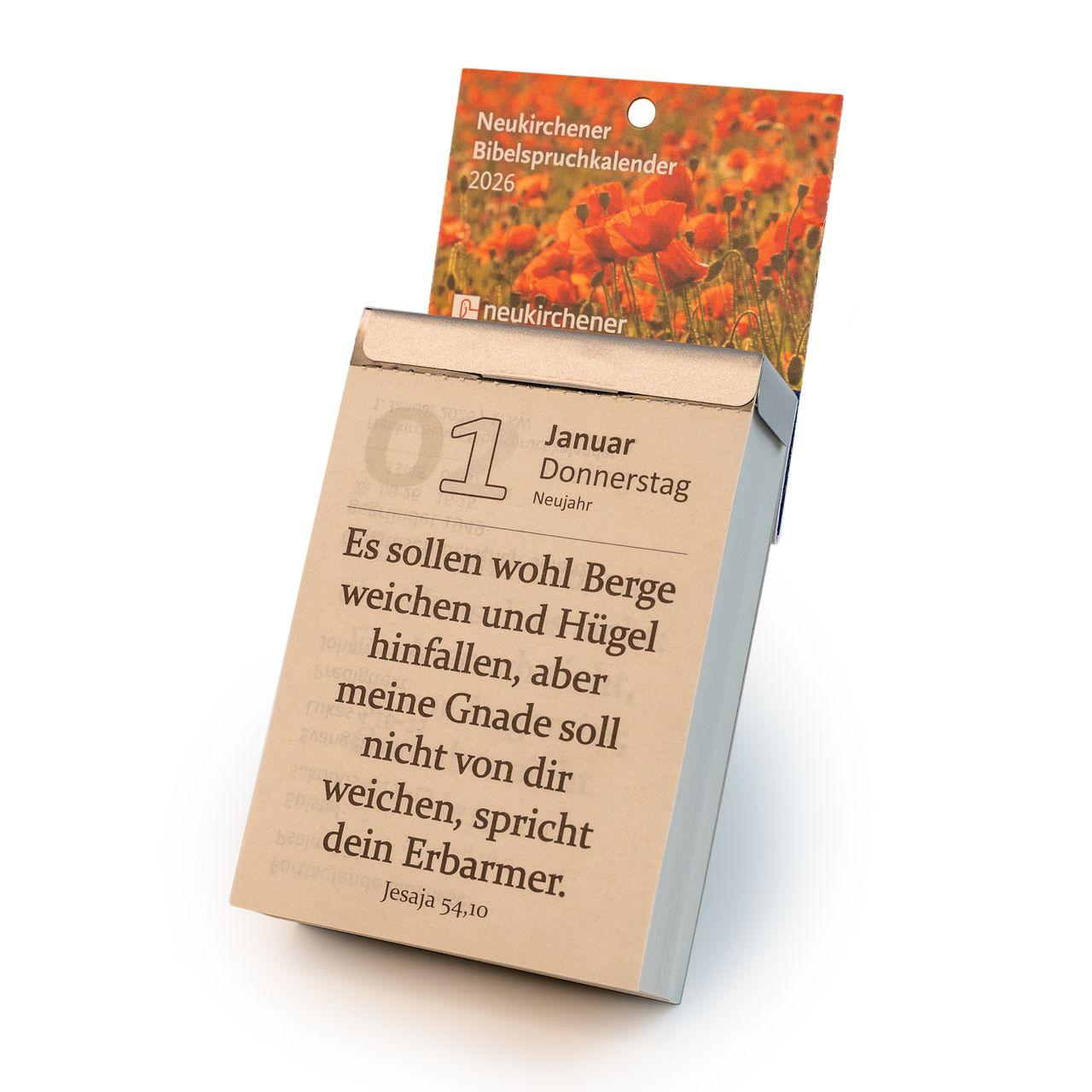 Beispielinhalt (Bild) Neukirchener Bibelspruchkalender 2026