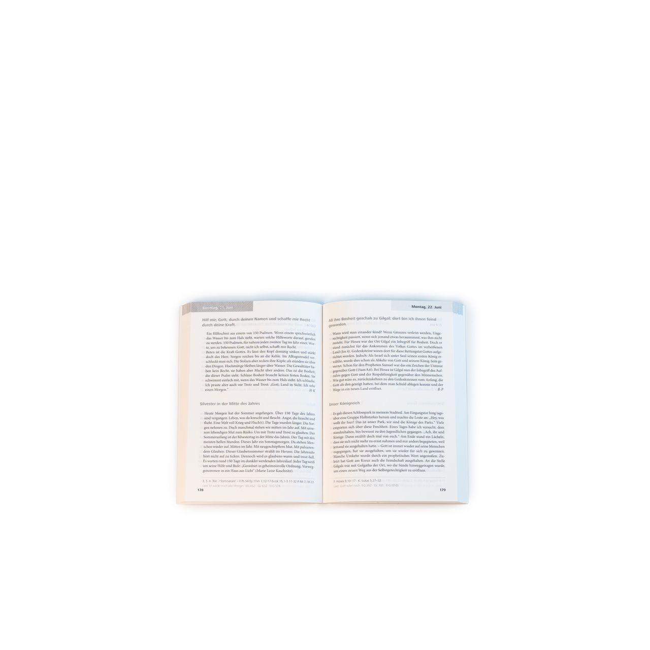 Beispielinhalt (Bild) Neukirchener Kalender 2026 - Pocketausgabe