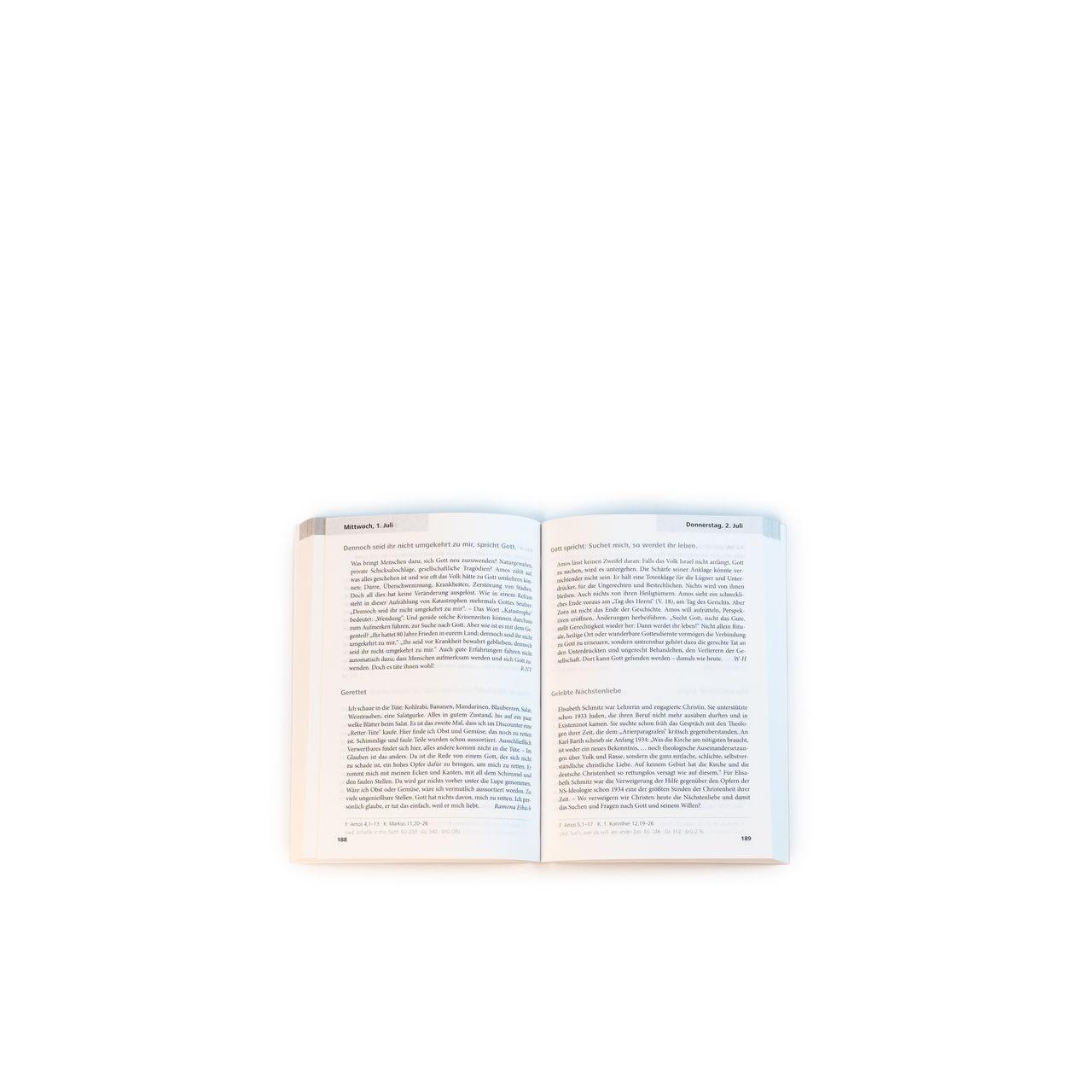 Beispielinhalt (Bild) Neukirchener Kalender 2026 - Pocketausgabe