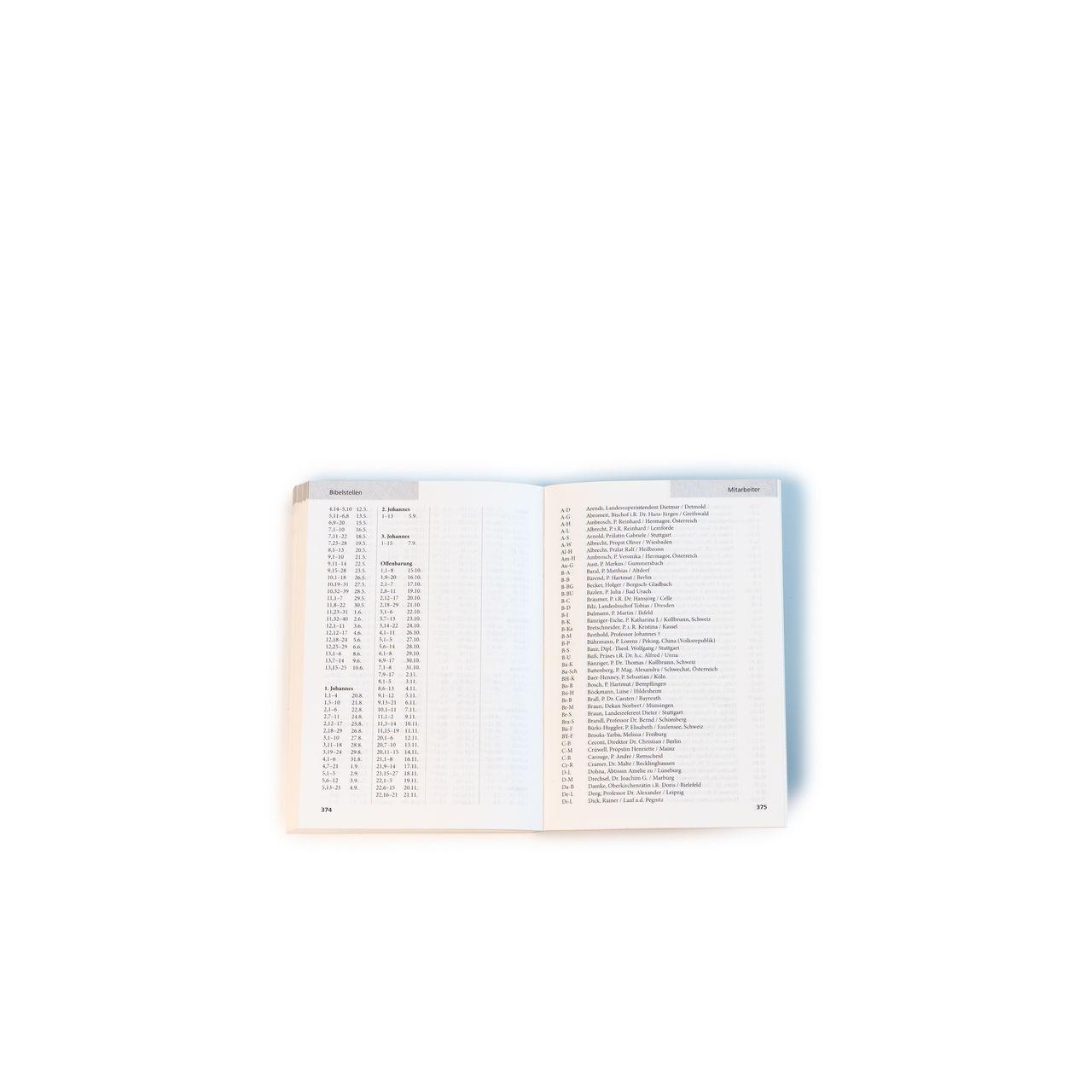 Beispielinhalt (Bild) Neukirchener Kalender 2026 - Pocketausgabe