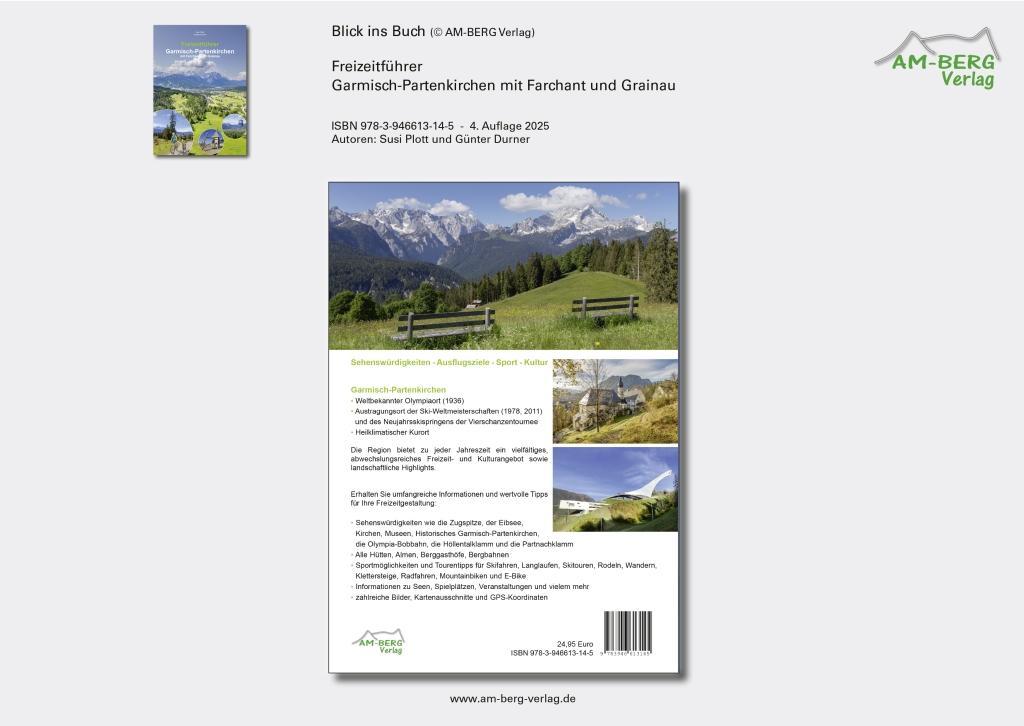 Beispielinhalt (Bild) Freizeitführer Garmisch-Partenkirchen mit Farchant und Grainau