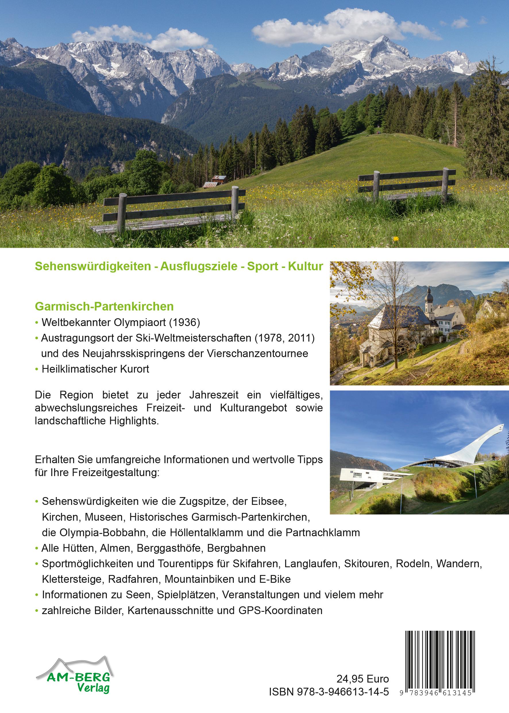 Beispielinhalt (Bild) Freizeitführer Garmisch-Partenkirchen mit Farchant und Grainau