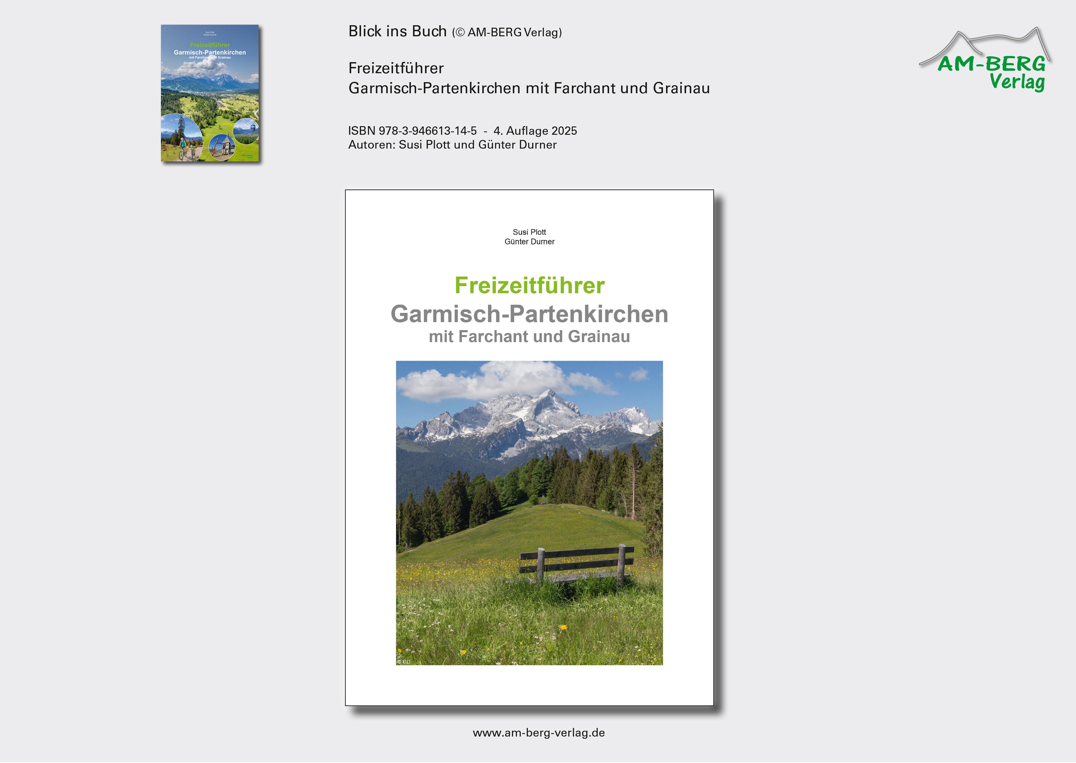 Beispielinhalt (Bild) Freizeitführer Garmisch-Partenkirchen mit Farchant und Grainau
