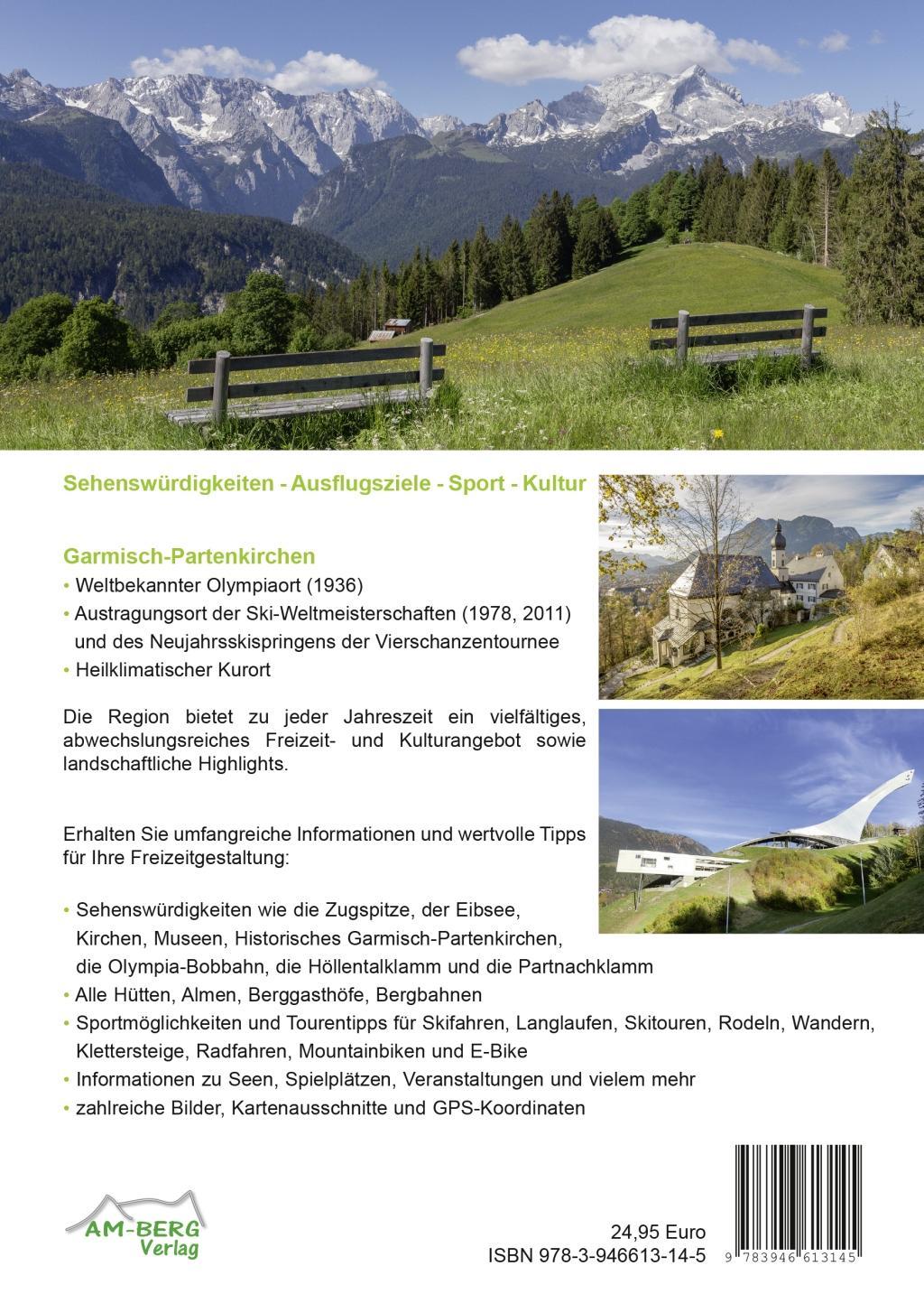 Beispielinhalt (Bild) Freizeitführer Garmisch-Partenkirchen mit Farchant und Grainau