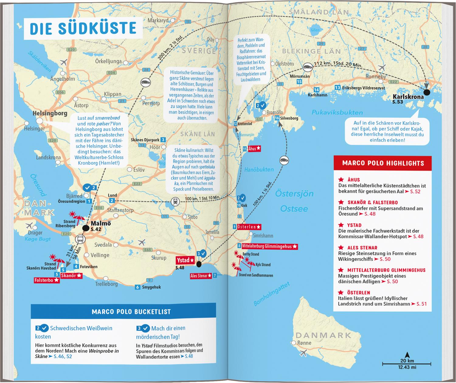 Beispielinhalt (Bild) MARCO POLO Reiseführer Südschweden, Stockholm