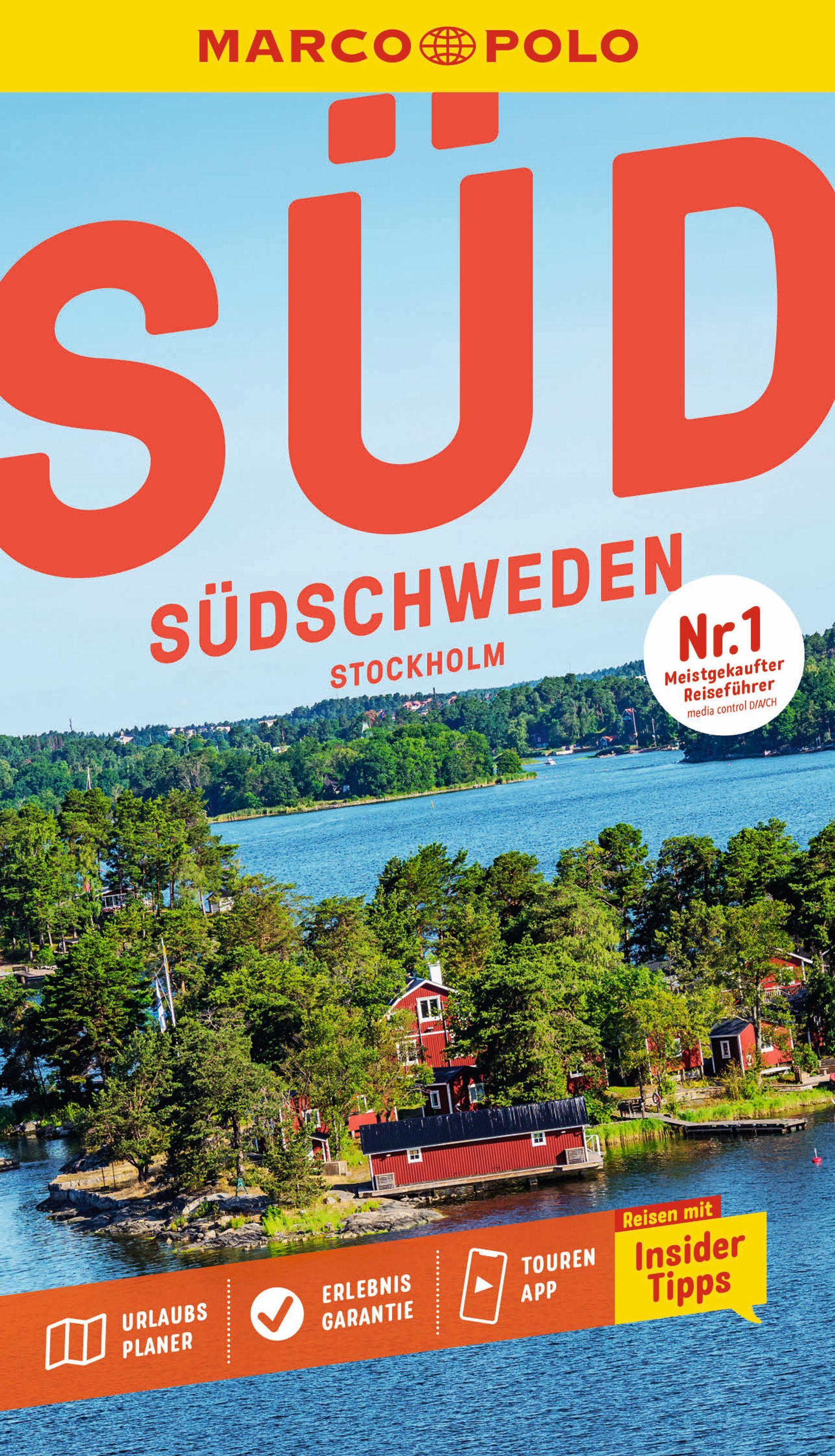 Vorderes Coverbild MARCO POLO Reiseführer Südschweden, Stockholm