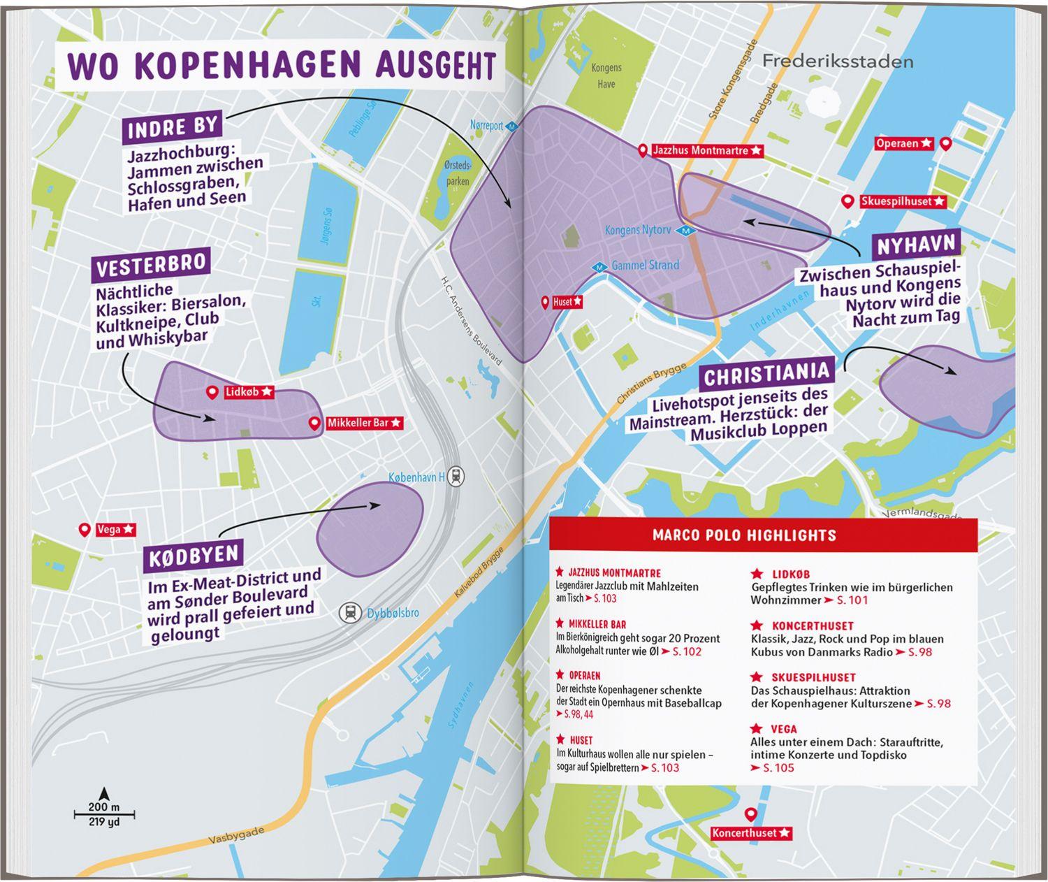 Beispielinhalt (Bild) MARCO POLO Reiseführer Kopenhagen
