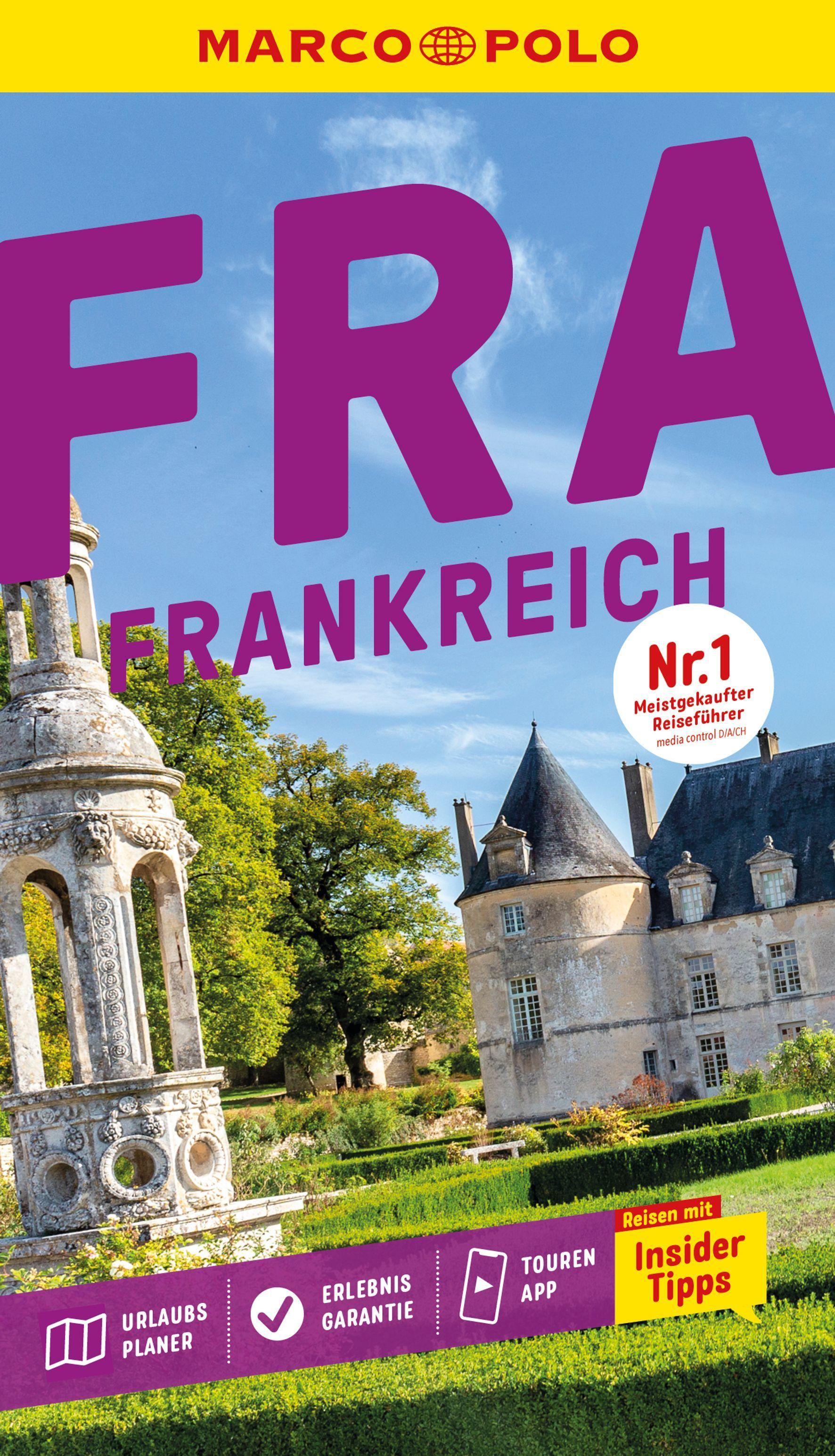 Vorderes Coverbild MARCO POLO Reiseführer Frankreich