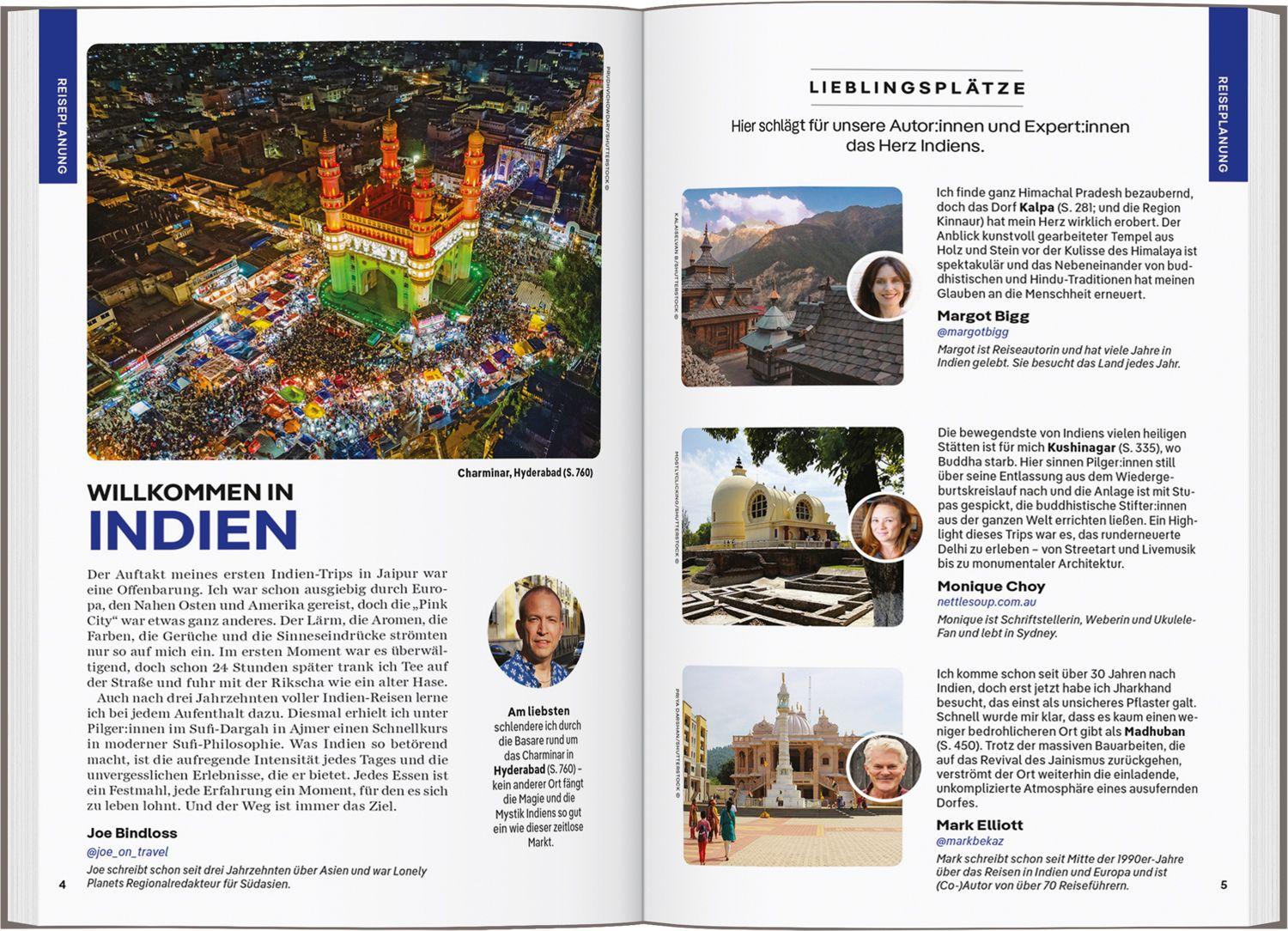 Beispielinhalt (Bild) LONELY PLANET Reiseführer Indien