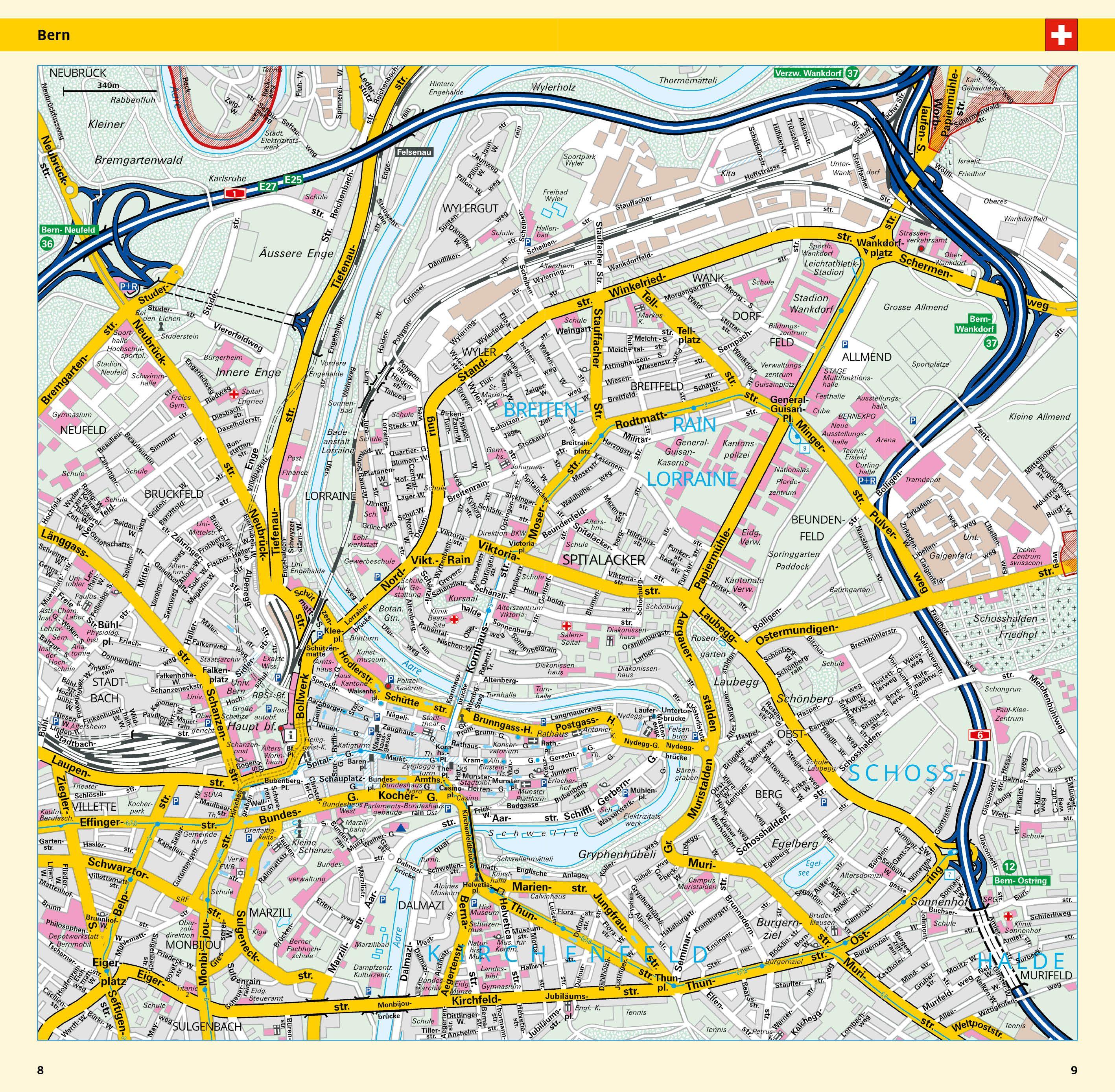 Beispielinhalt (Bild) ADAC Länderkarte Alpen 1:750.000