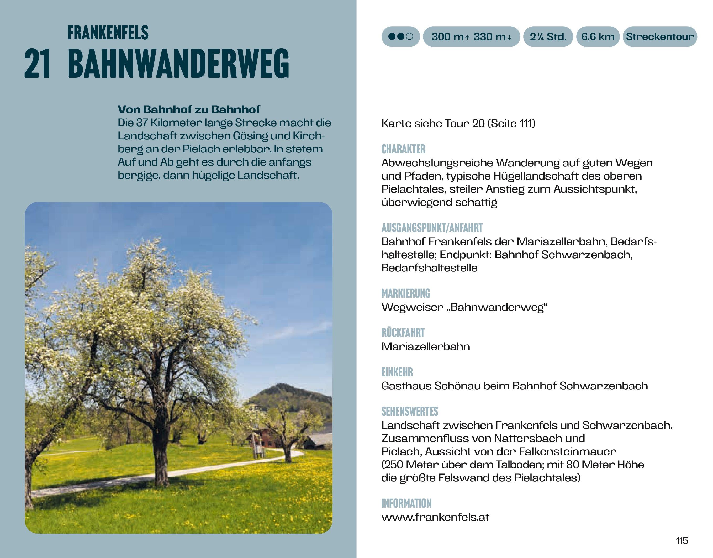 Beispielinhalt (Bild) Wandern im Mostviertel: Vom Donaustrand zum Ötscherland