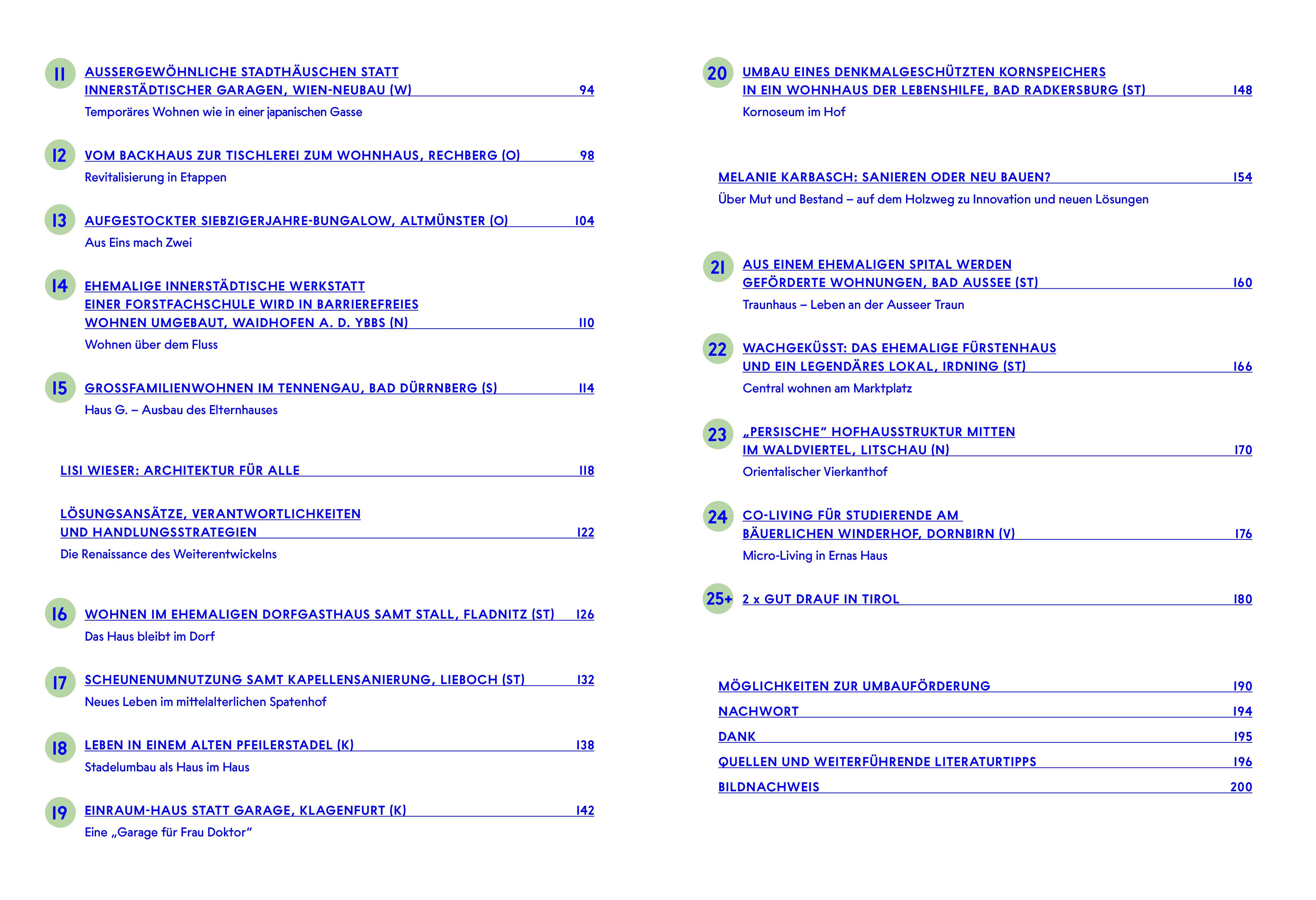 Beispielinhalt (Bild) Umbauen statt neu bauen