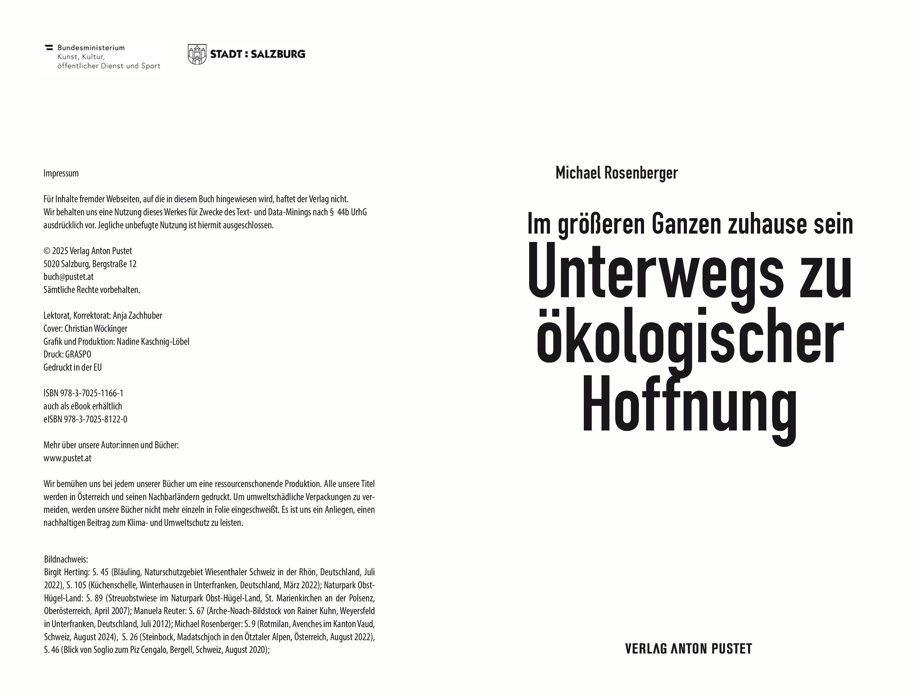 Beispielinhalt (Bild) Unterwegs zu ökologischer Hoffnung
