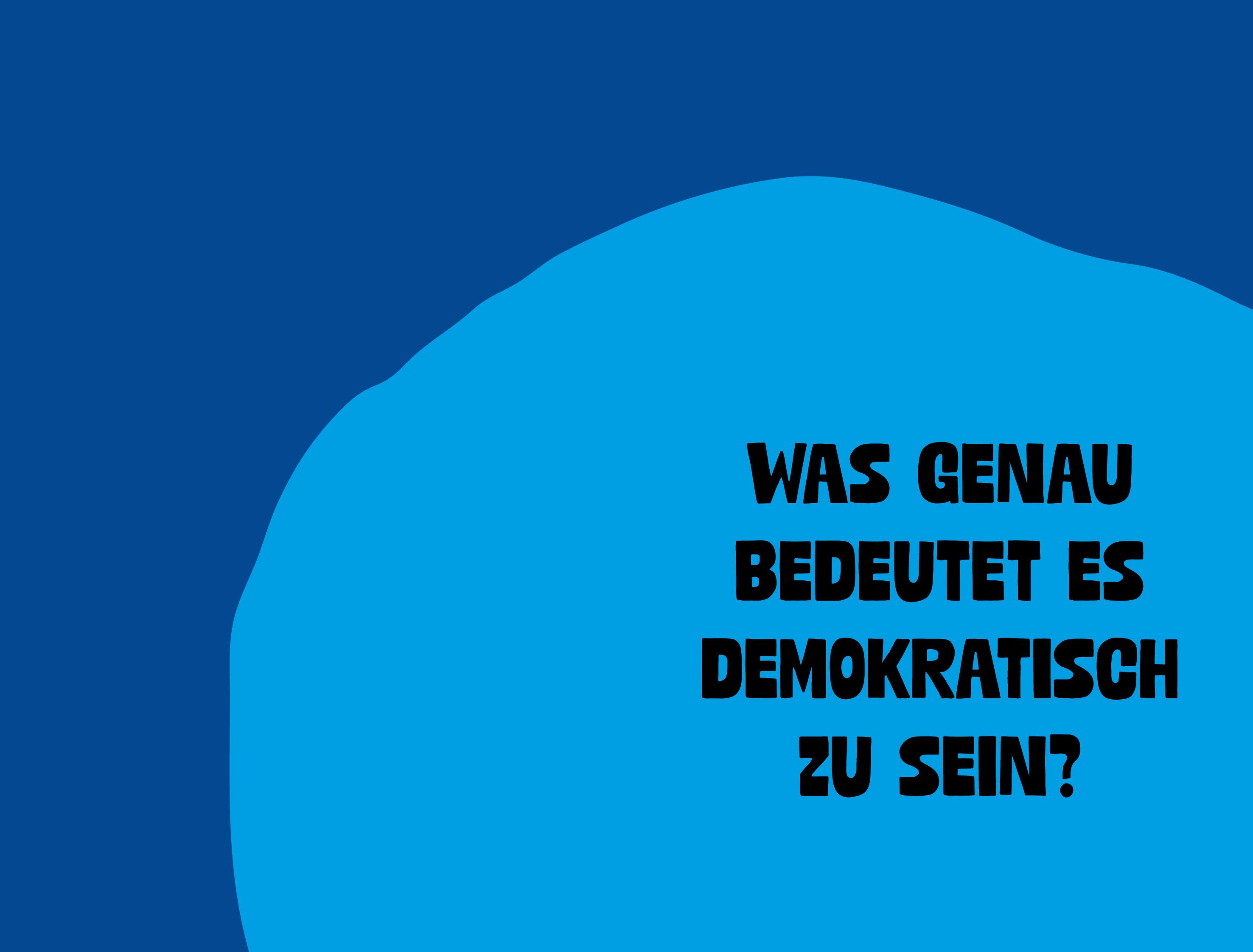 Beispielinhalt (Bild) Demokratie bilden!