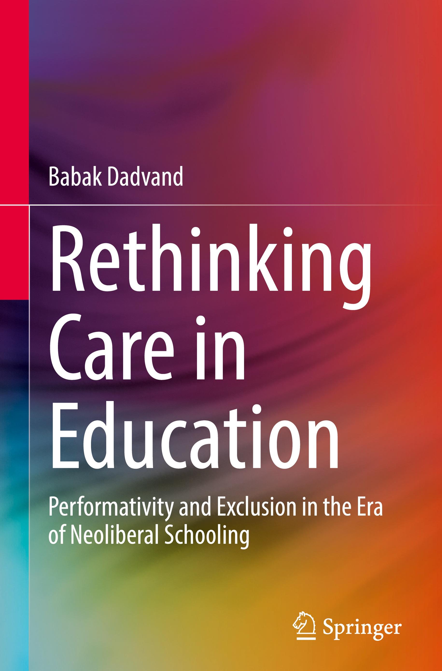 Vorderes Coverbild Rethinking Care in Education