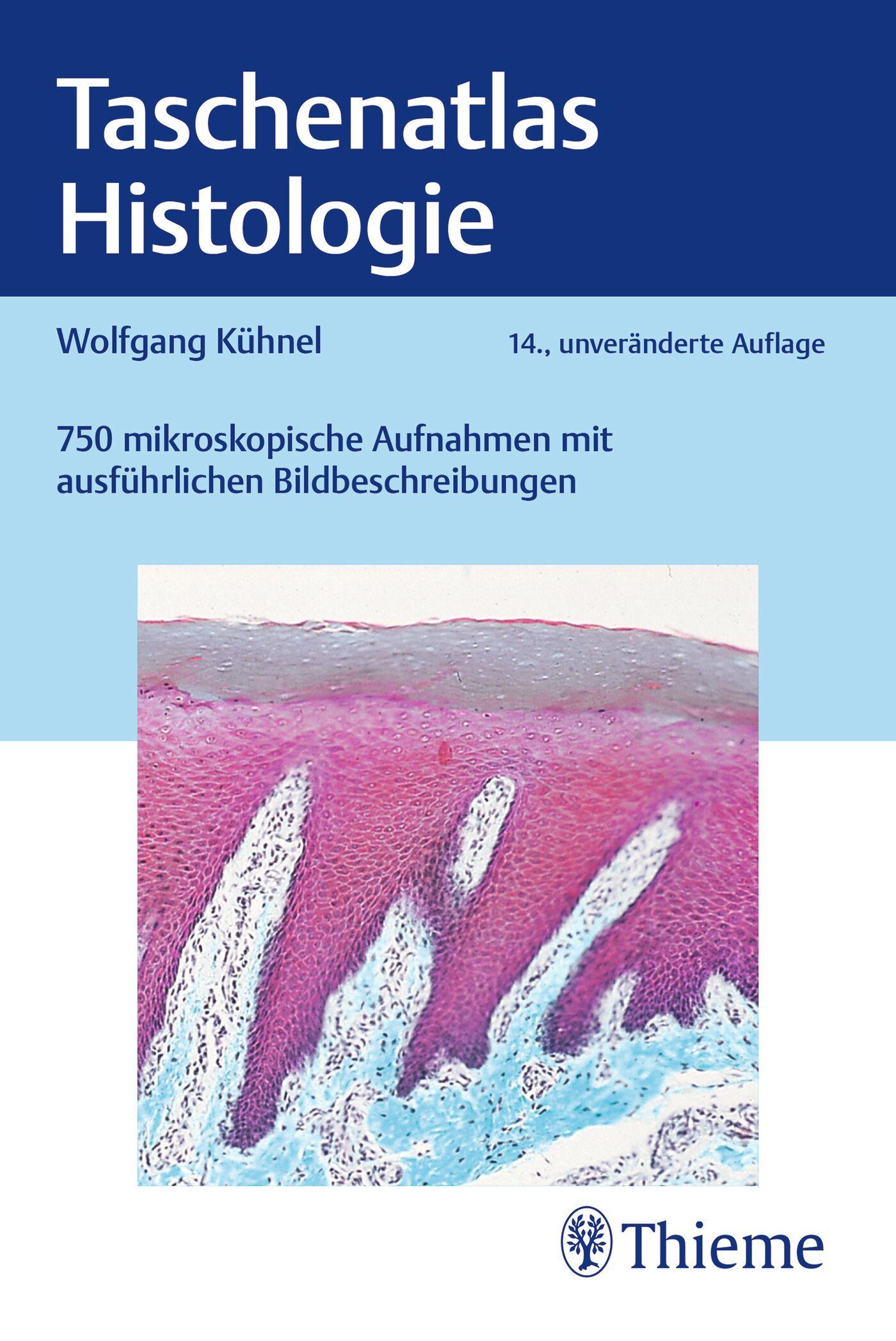 Vorderes Coverbild Taschenatlas Histologie