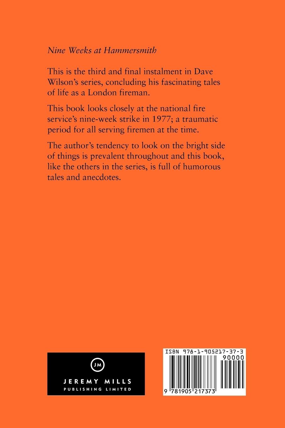 Rückseitencover Nine Weeks At Hammersmith