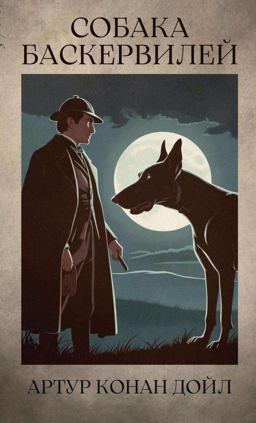 Vorderes Coverbild &#1057;&#1086;&#1073;&#1072;&#1082;&#1072; &#1041;&#1072;&#1089;&#1082;&#1077;&#1088;&#1074;&#1080;&#1083;&#1077;&#1081;. &#1050;&#1086;&#1085;&#1072;&#1085; &#1044;&#1086;&#1081;&#1083; / Sobaka Baskervilej. Konan Doil