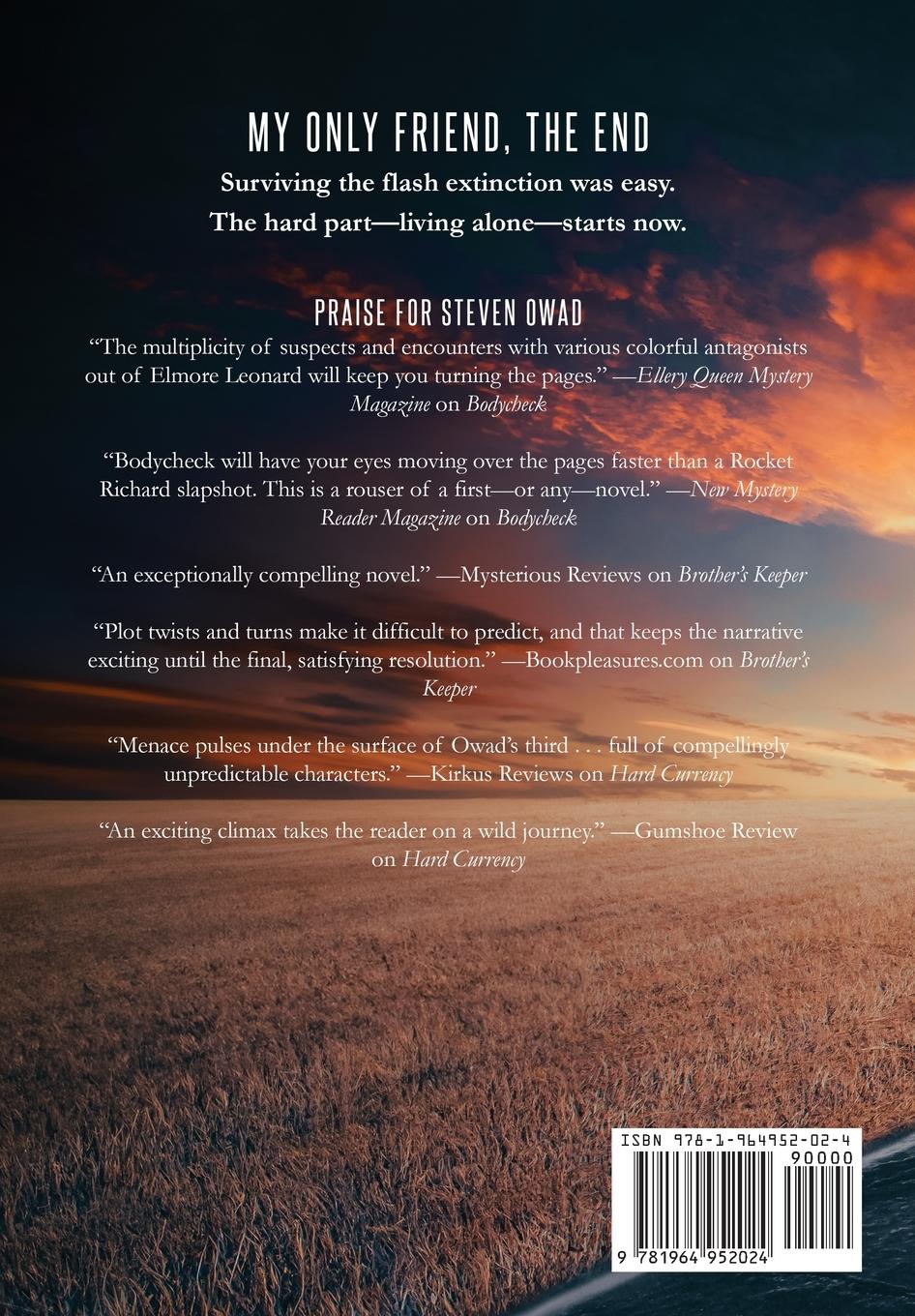 Rückseitencover My Only Friend, the End