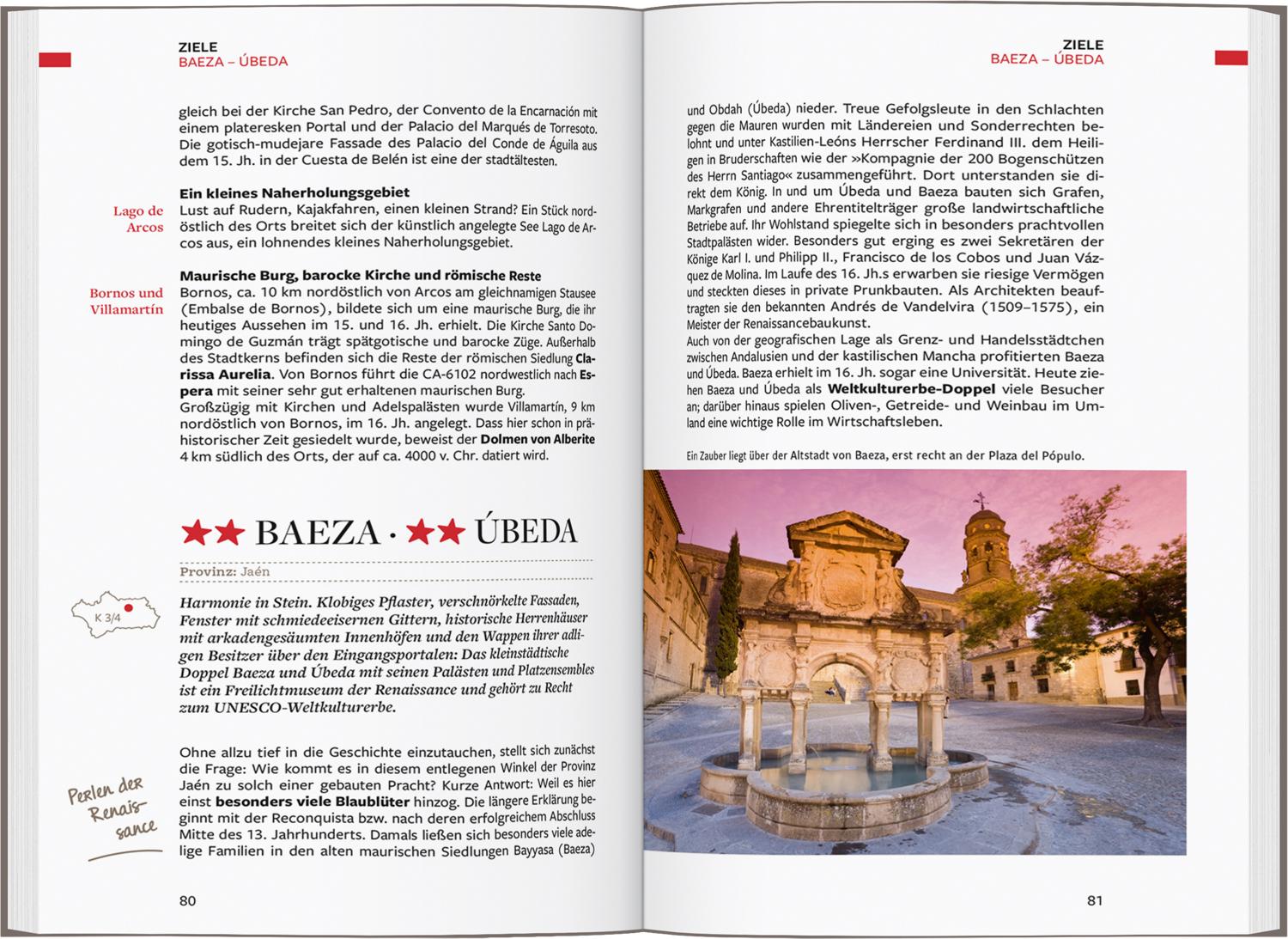 Beispielinhalt (Bild) Baedeker Reiseführer Andalusien